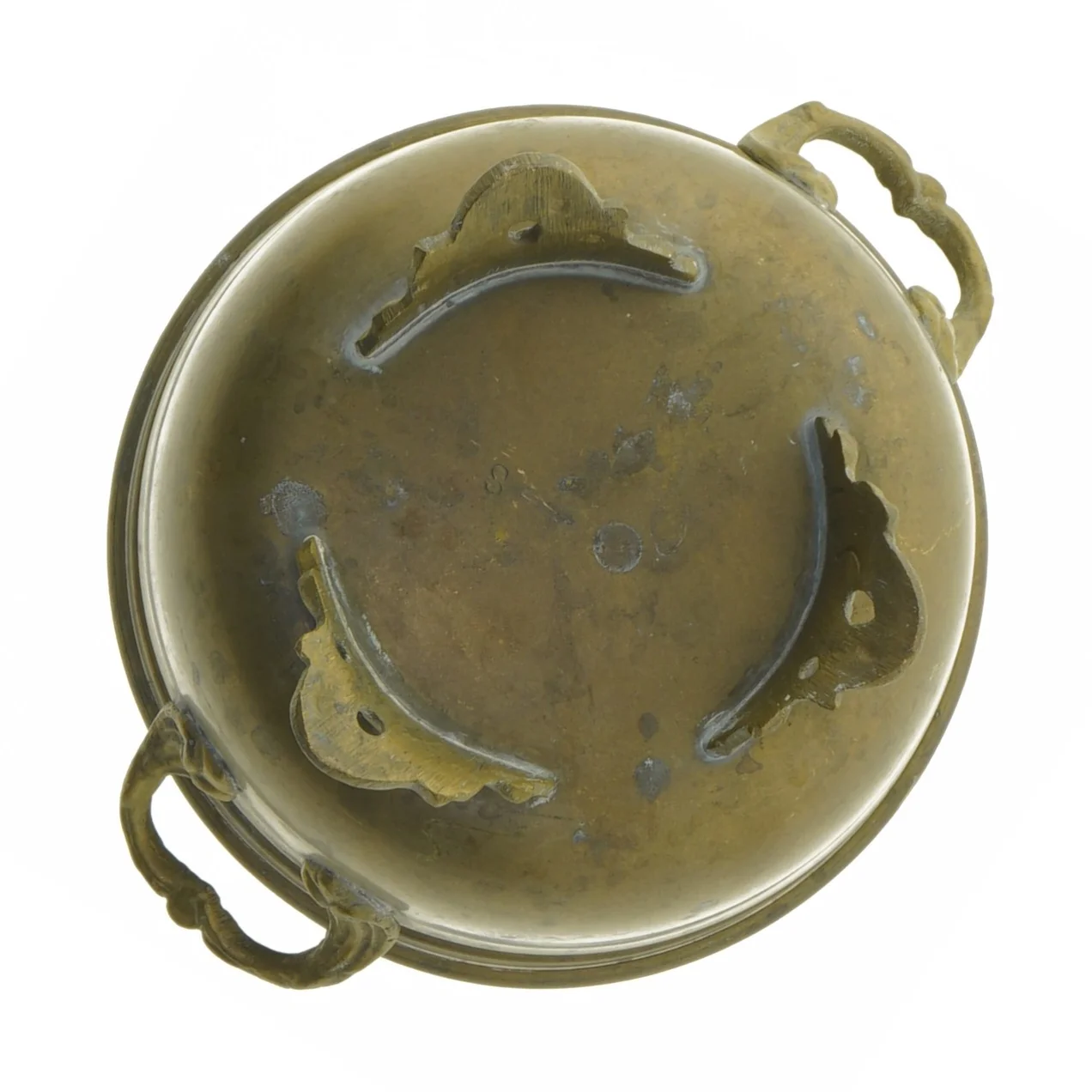 Messing urtepotteskjuler (str. Ø 13,5x11 cm)