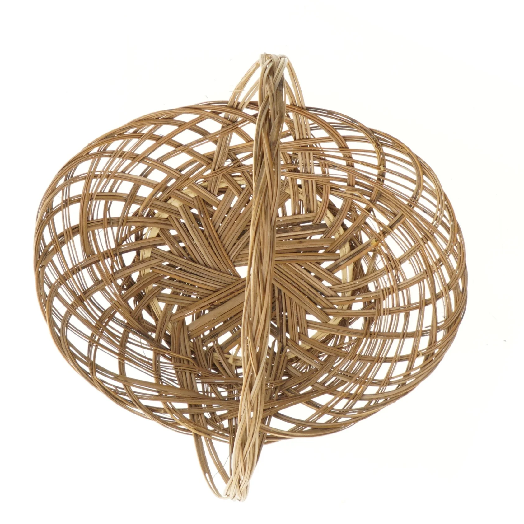 Fletkurv med hank (str. 28 cm)