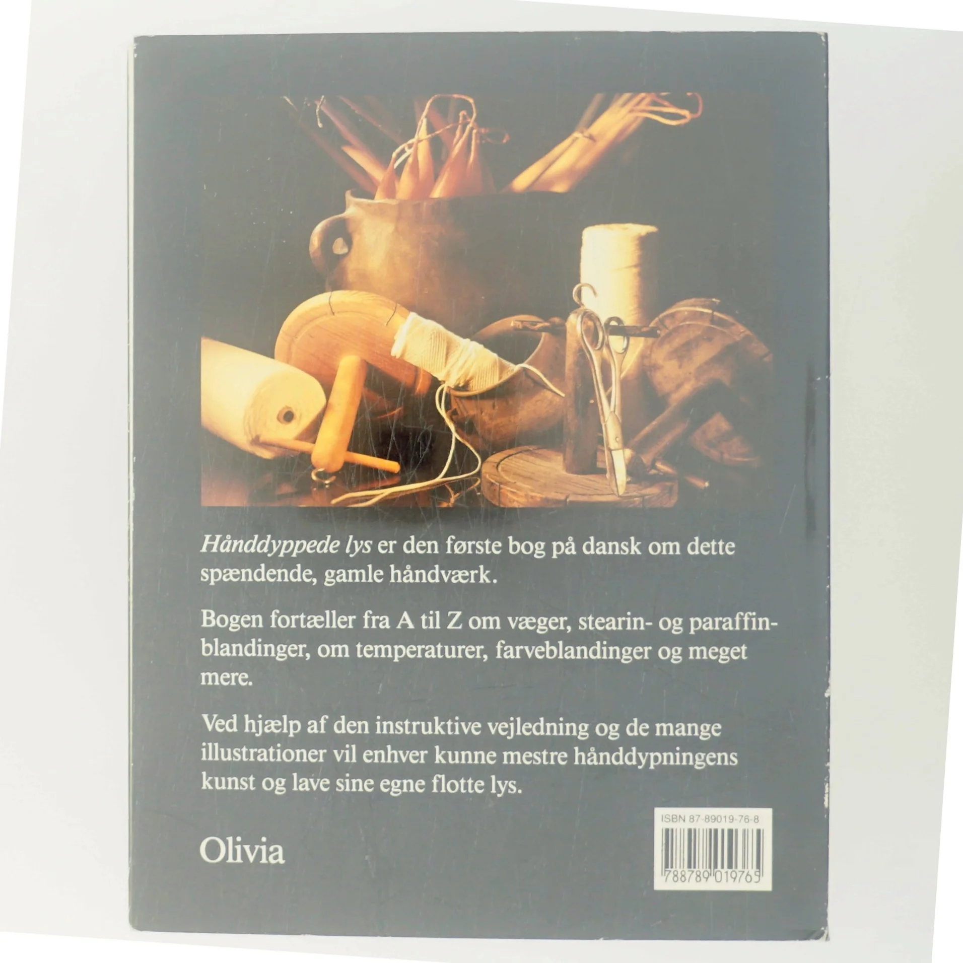 Hånddypede lys af Anita Nørager Gabelgaard (Bog)