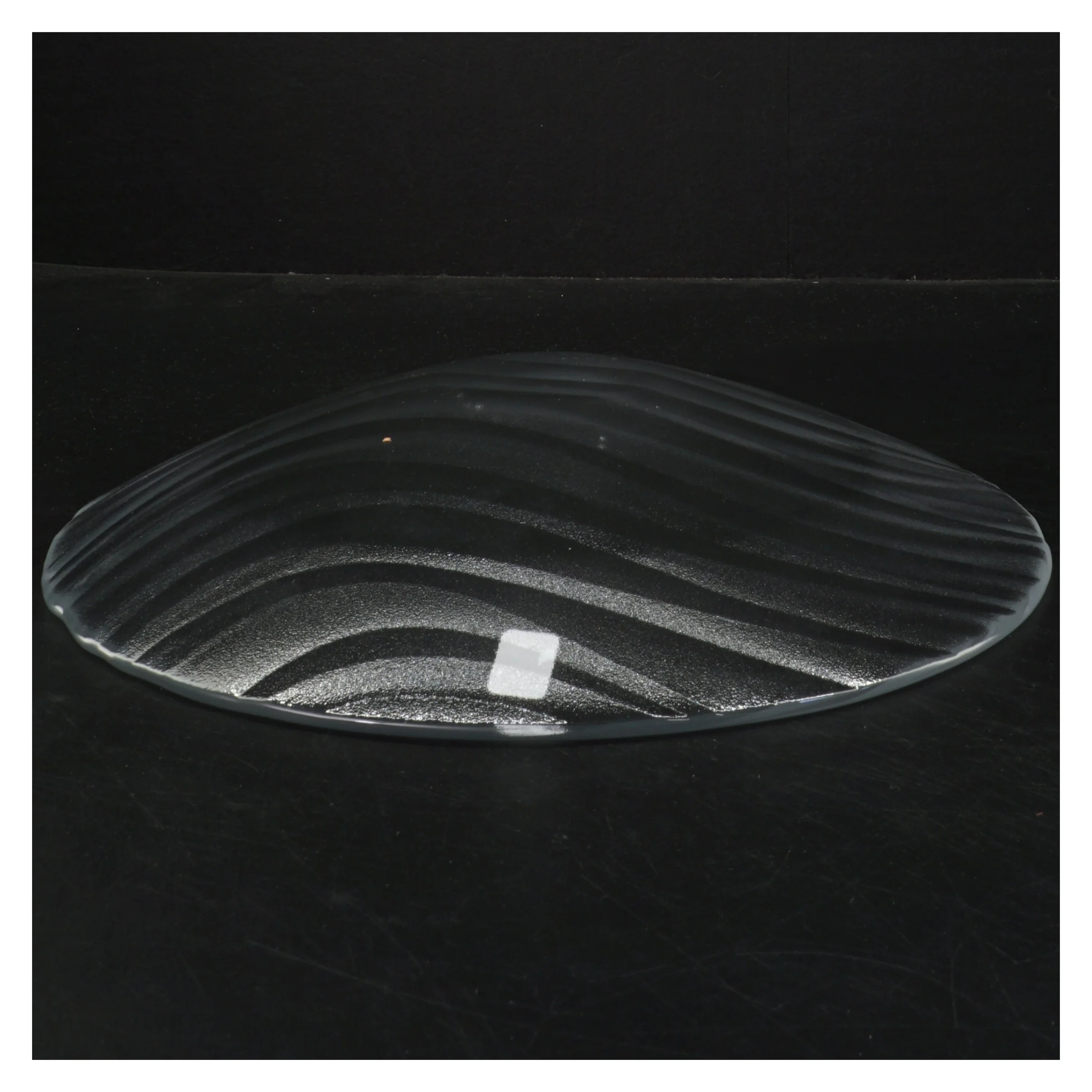 Glasfad fra Holmegaard (str. Ø 27 cm)