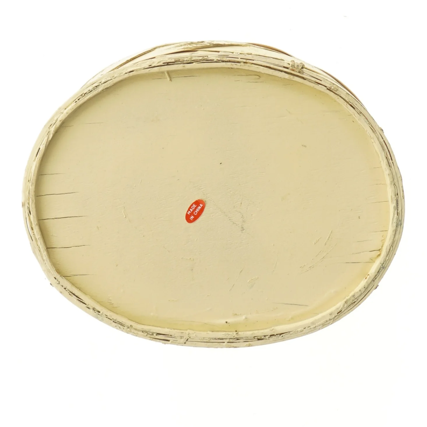 Oval kurv (str. 20x25x8,5 cm)