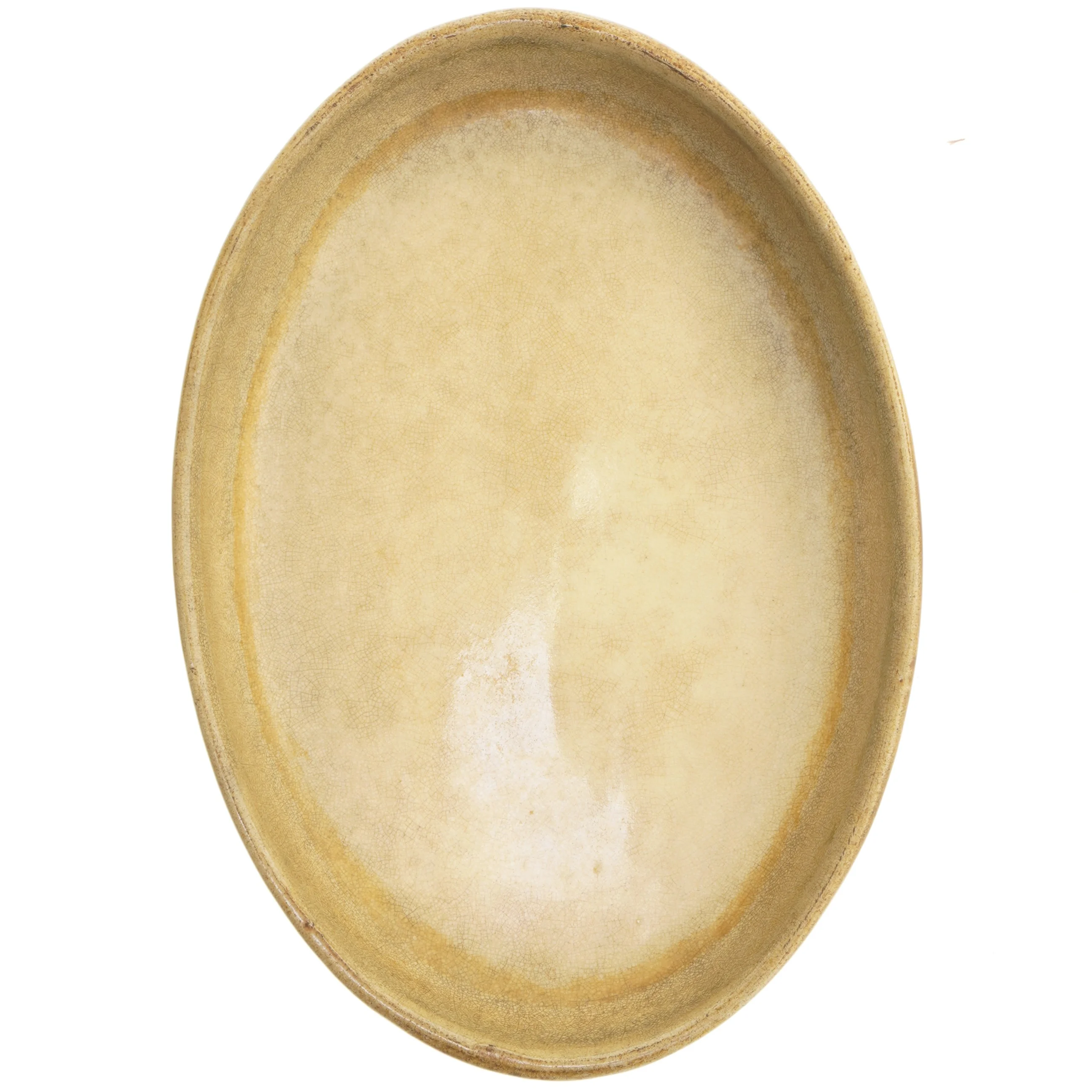 Oval fletkurv med indsats (str. 35 cm)