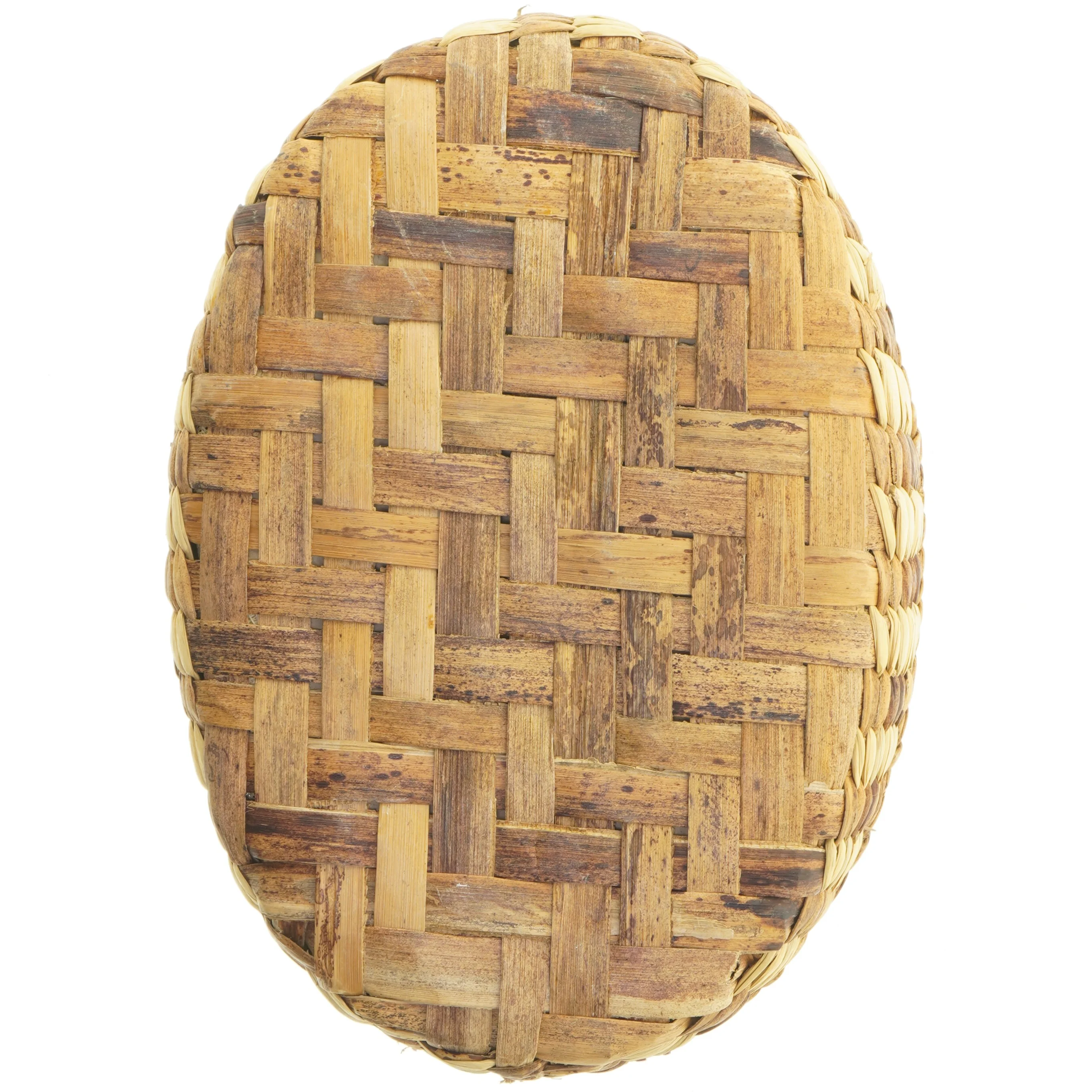 Oval fletkurv med indsats (str. 35 cm)