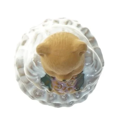 Porselænsbjørn figur (str. 6 cm)