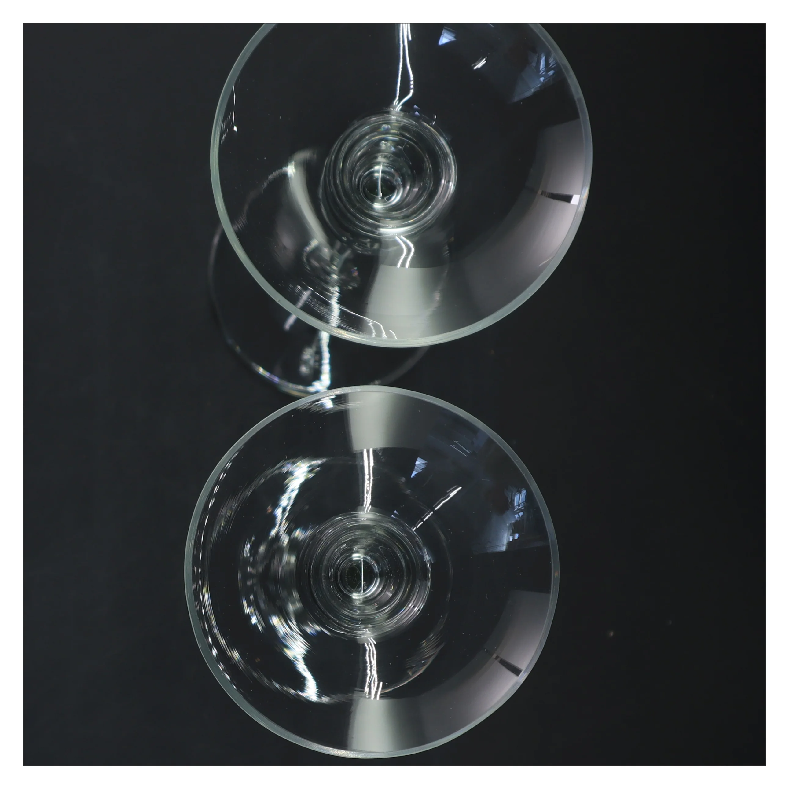 Glas lysestager (str. 25 cm)