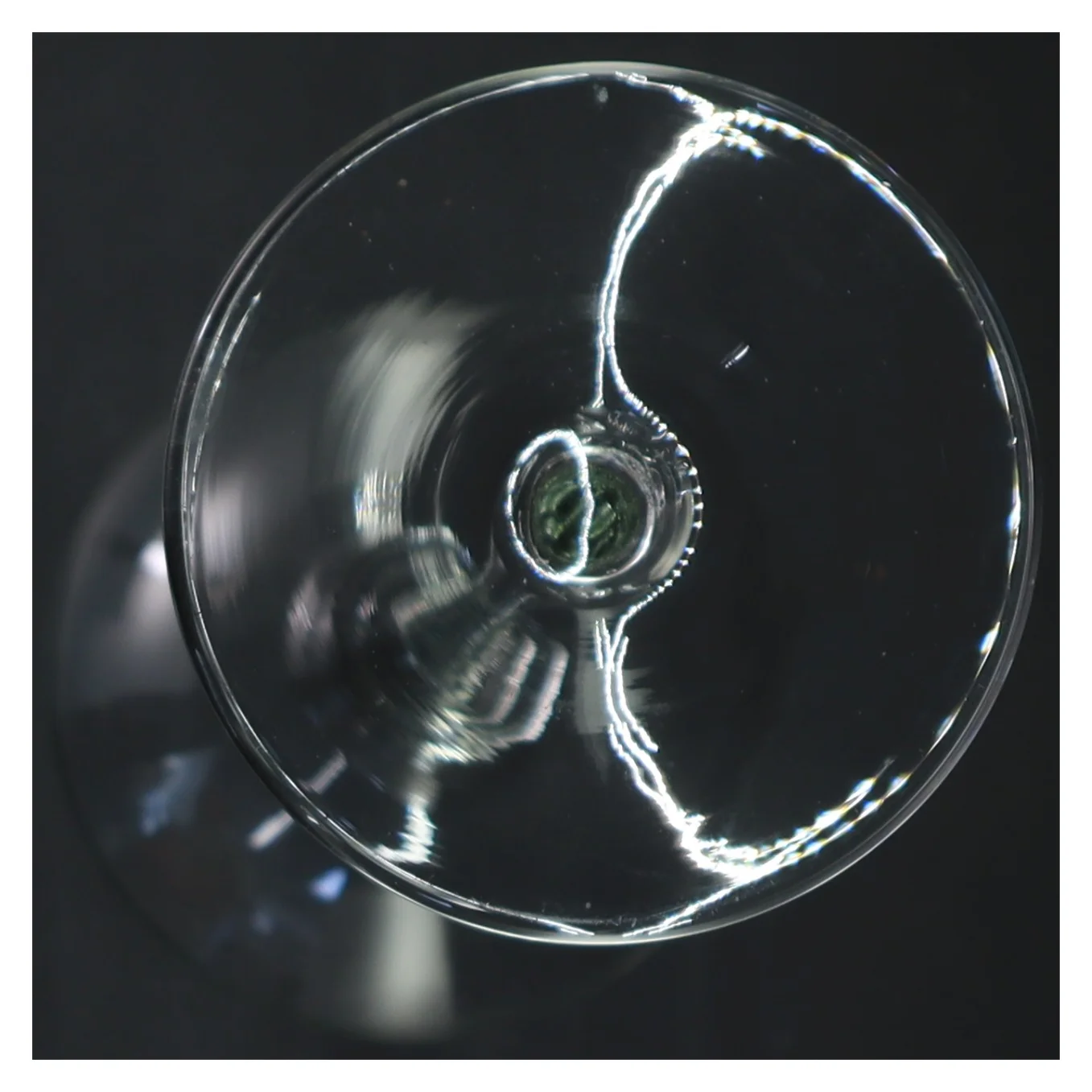 Glas lysestager (str. 25 cm)