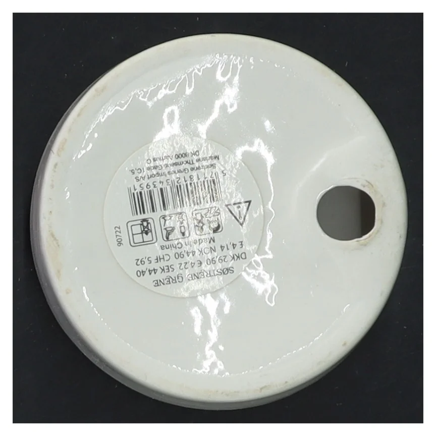 Rundt askebæger (str. Ø 8x3 cm)