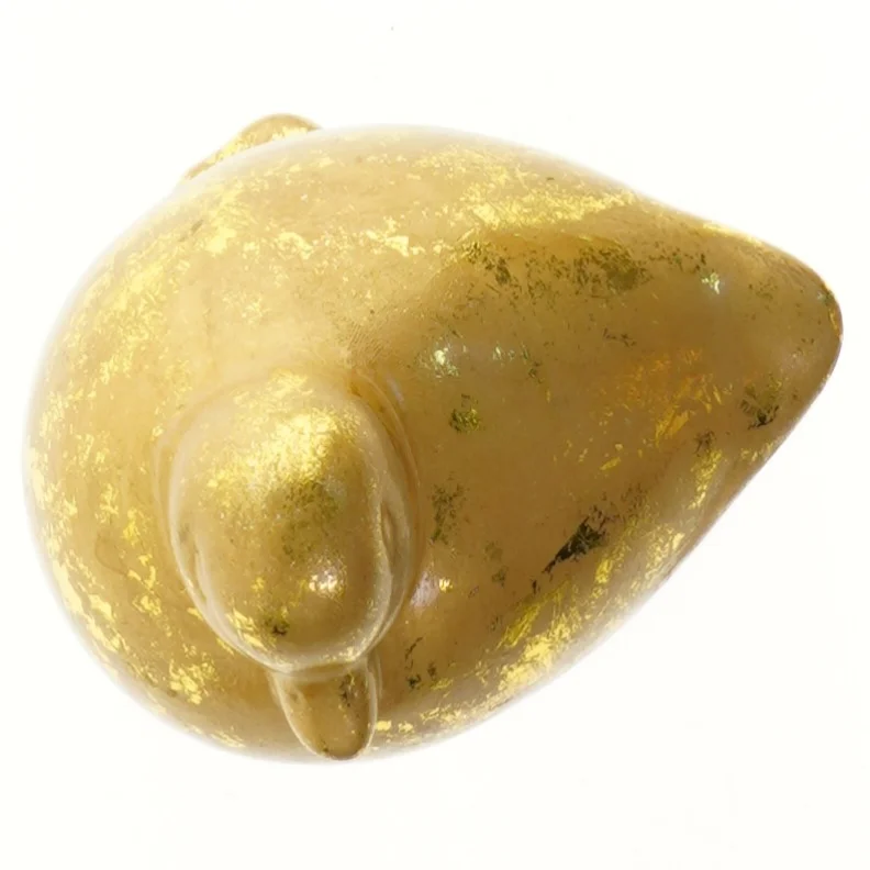 Guld fuglefigur (str. 14 cm)