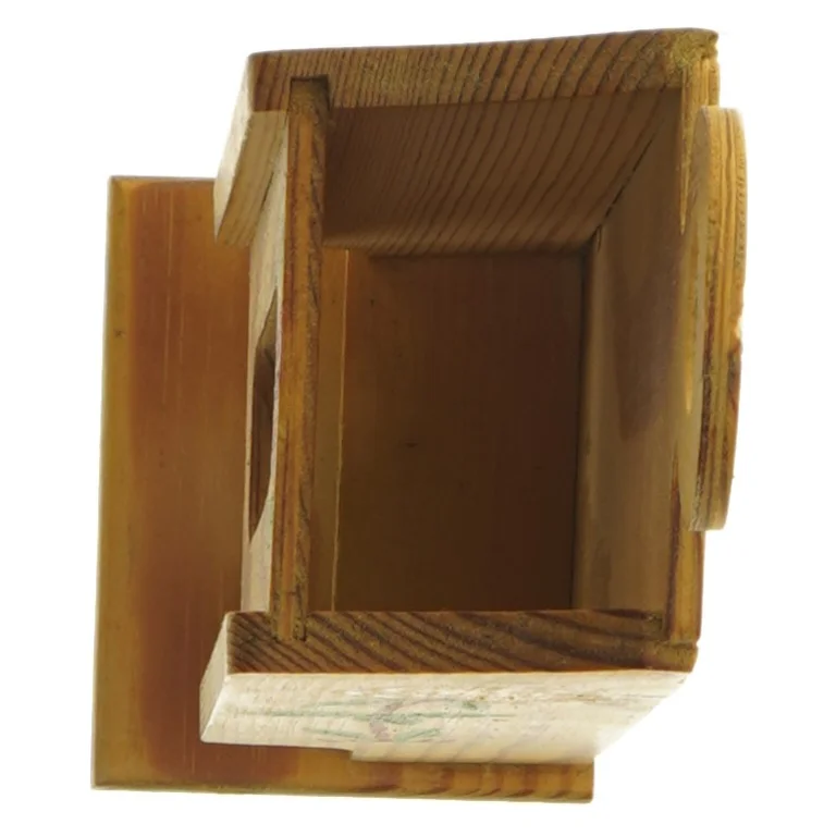 Træholder med blomstermotiver (str. 26,5 cm)