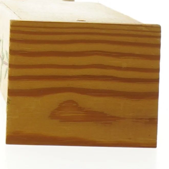 Træholder med blomstermotiver (str. 26,5 cm)