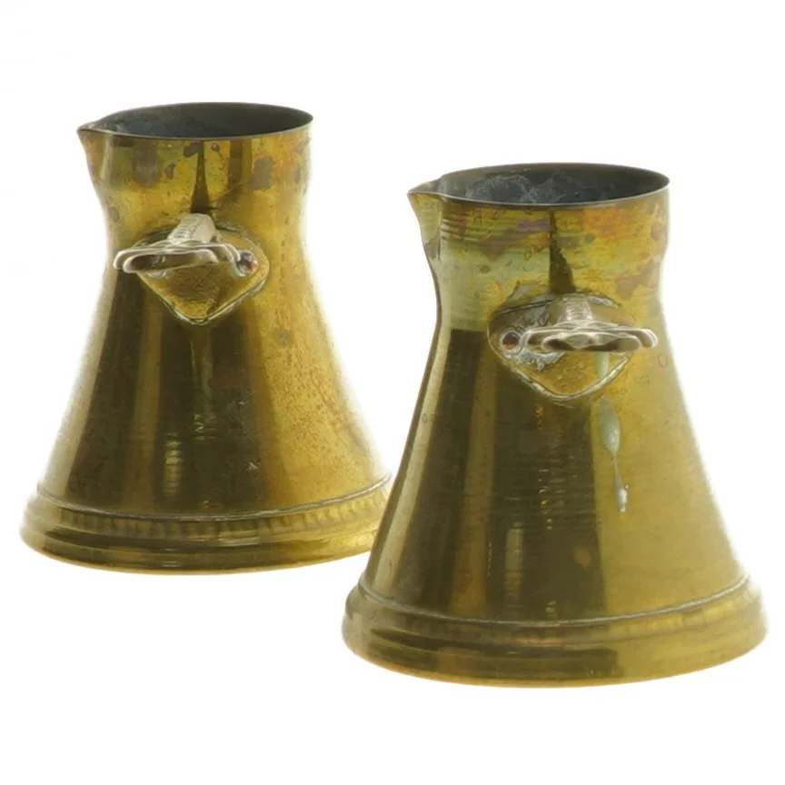 Messing kander, sæt af 2 (str. 7 cm)