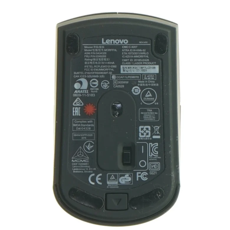 Lenovo trådløs mus fra Lenovo (str. 9,5x5,5 cm)