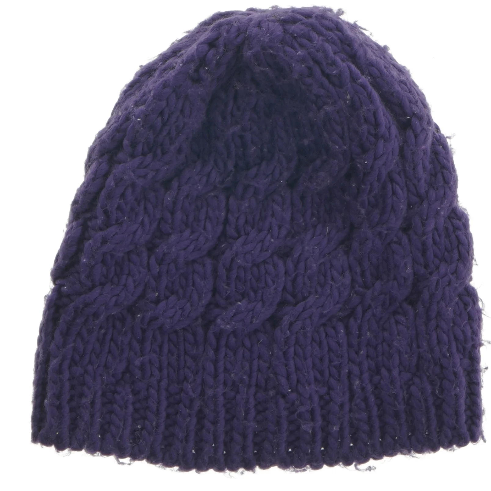 Strikket hue (str. 20x20 cm)