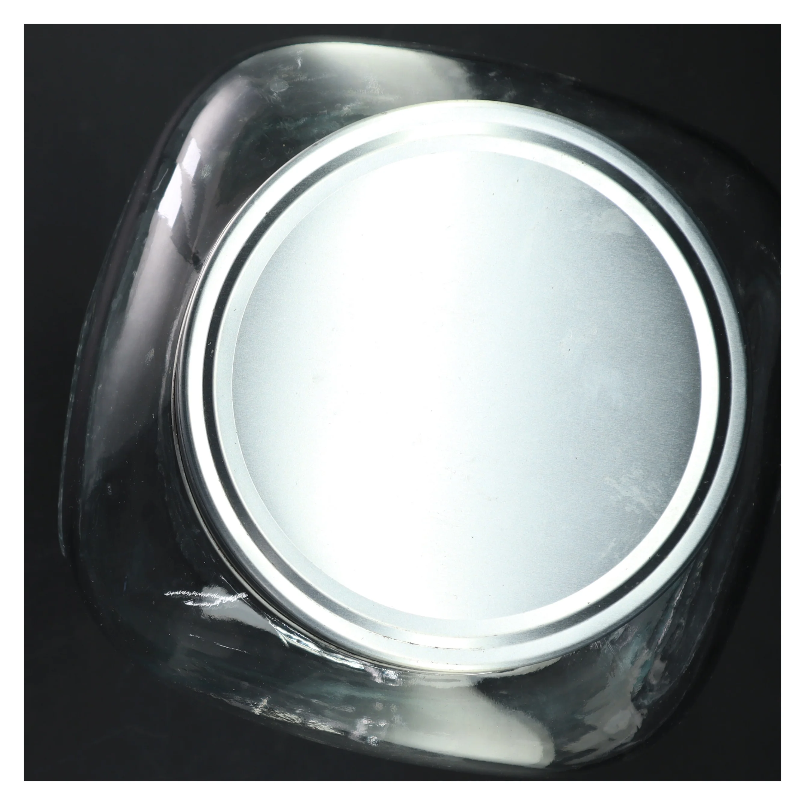 Glastønde med hul til aftapningshane (str. 32 cm)