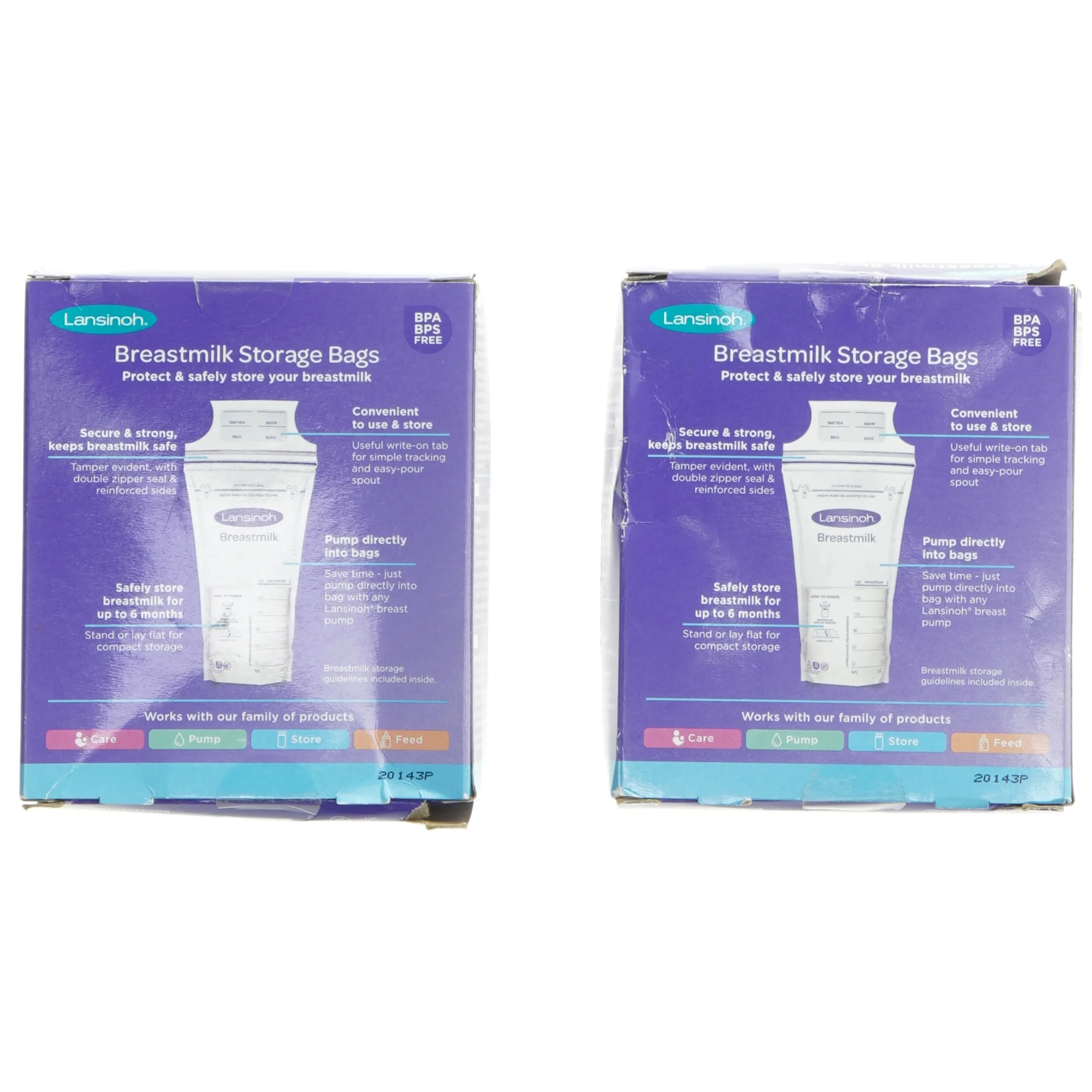 Lansinoh opbevaringsposer til brystmælk fra Lansinoh