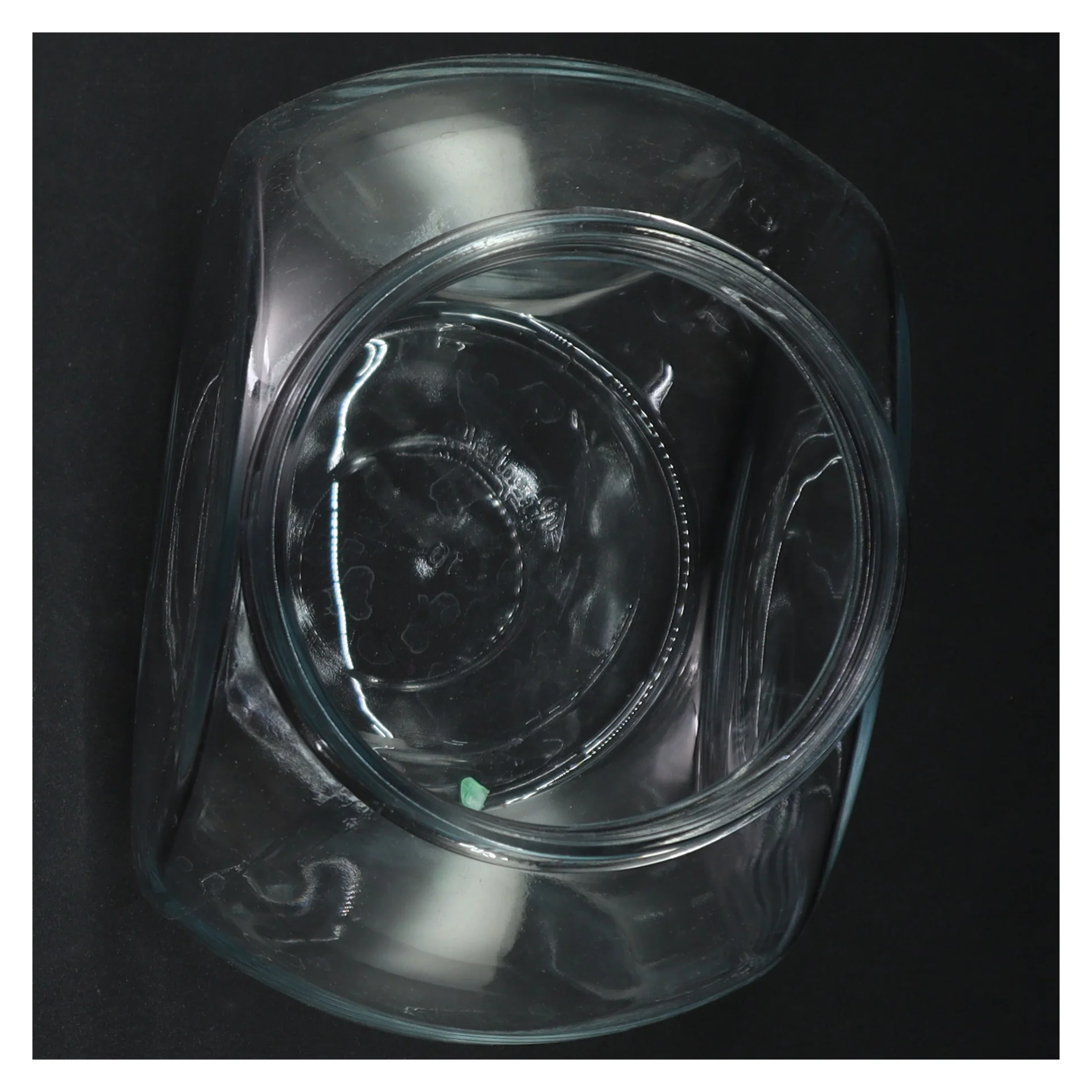 Glas opbevaringskrukke (str. H 17 cm)