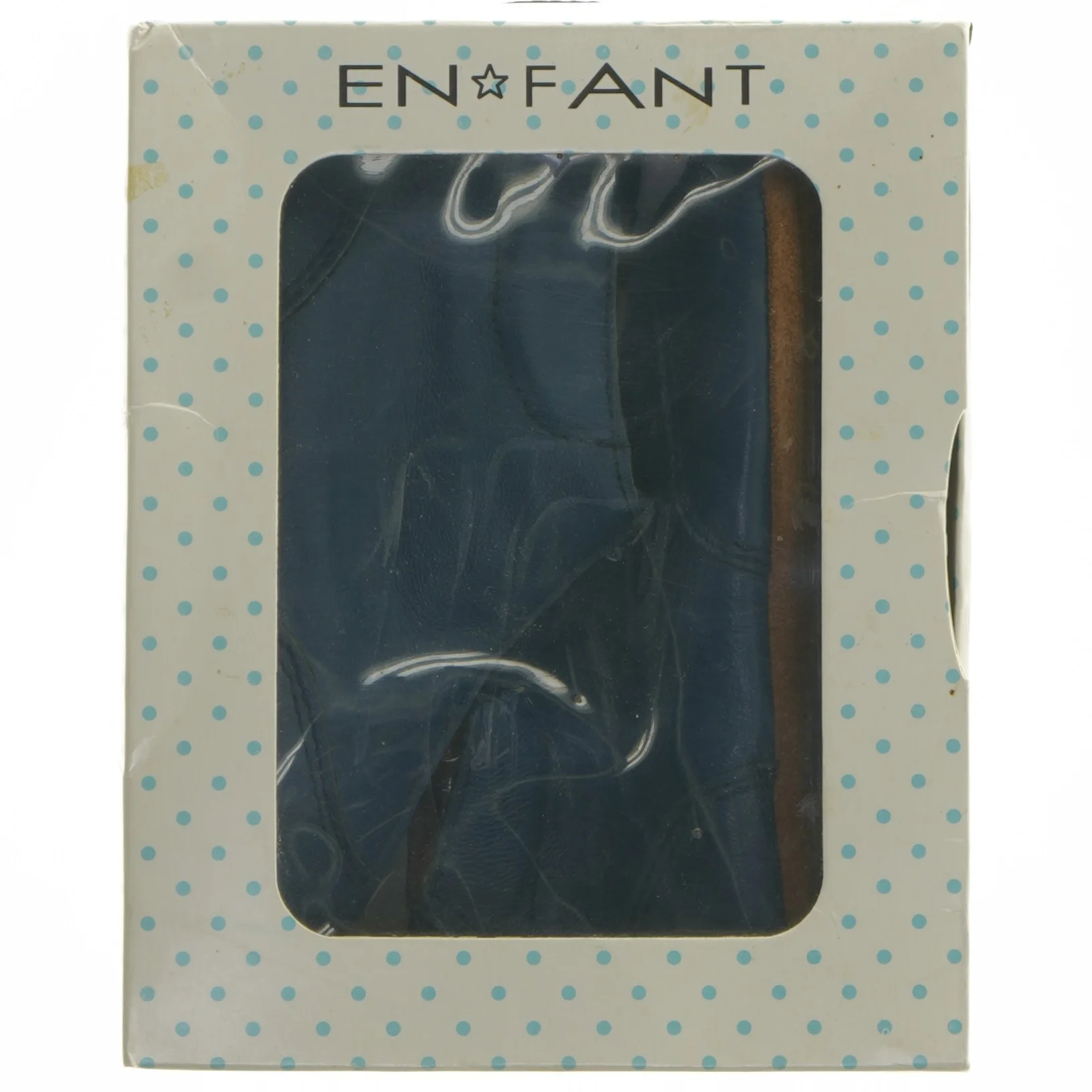 Blå børnesko med lynlås fra EN FANT (str. 26 )