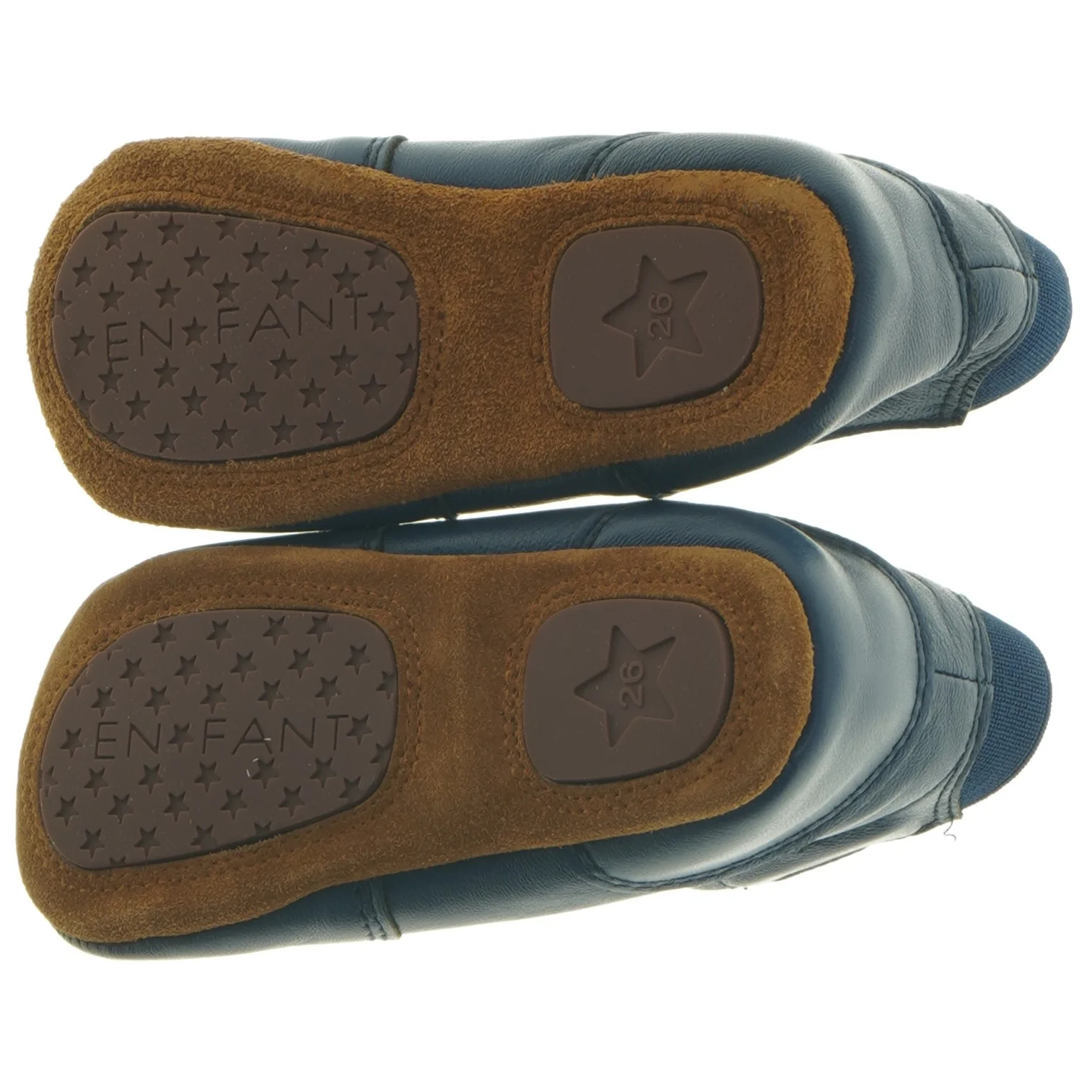 Blå børnesko med lynlås fra EN FANT (str. 26 )