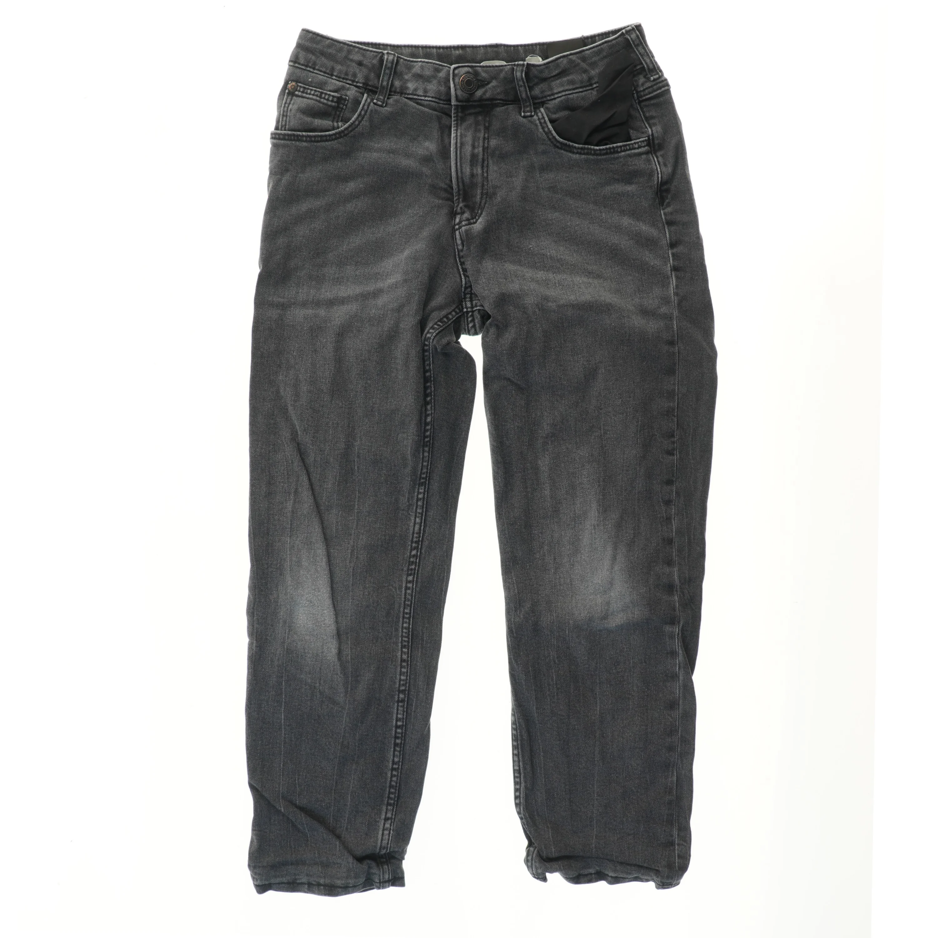 Jeans i mørk farve fra H&M (str. 152)