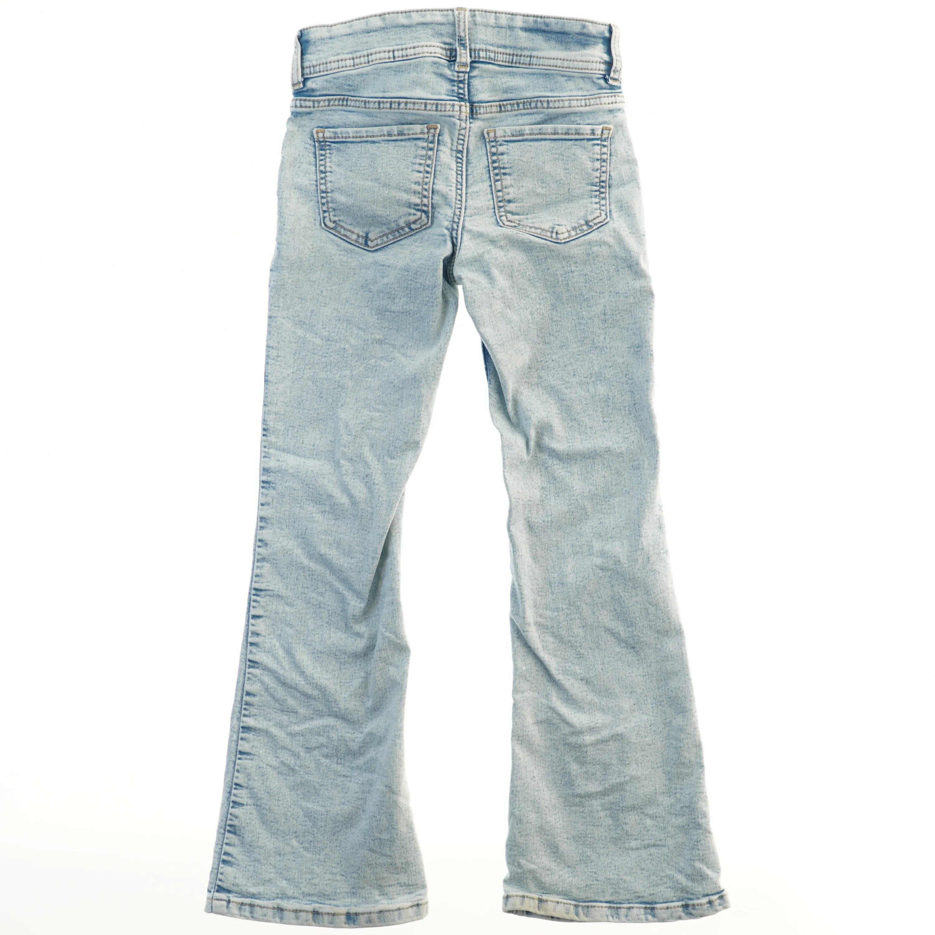 Lyseblå jeans med lommer fra H&M (str. 128)