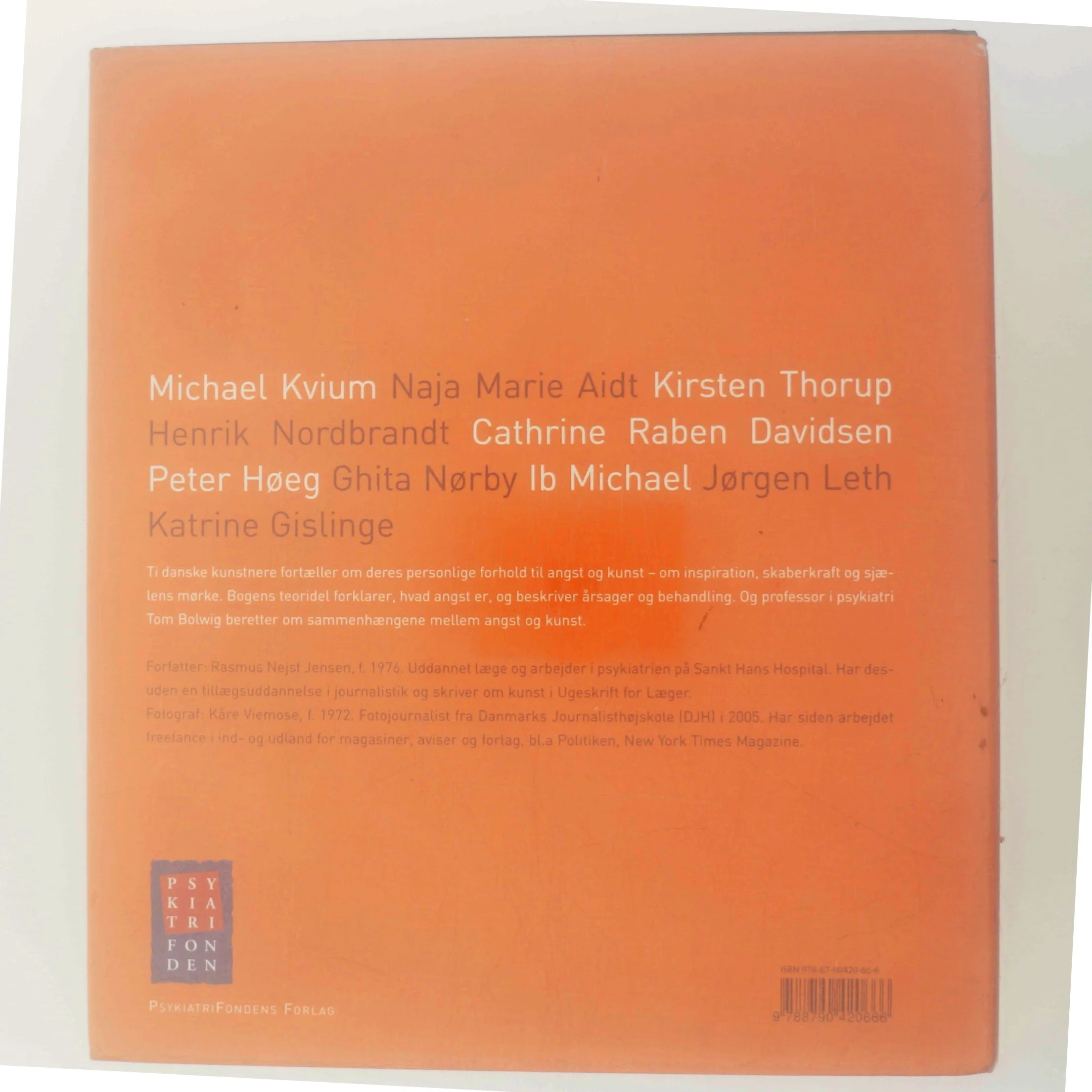 Angsten i kunsten af Rasmus Nejst Jensen (Bog)