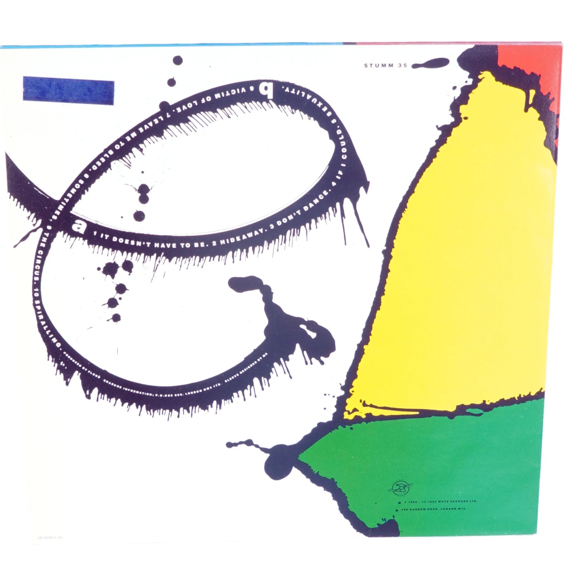 Circus af The Erasure LP med Eurasure