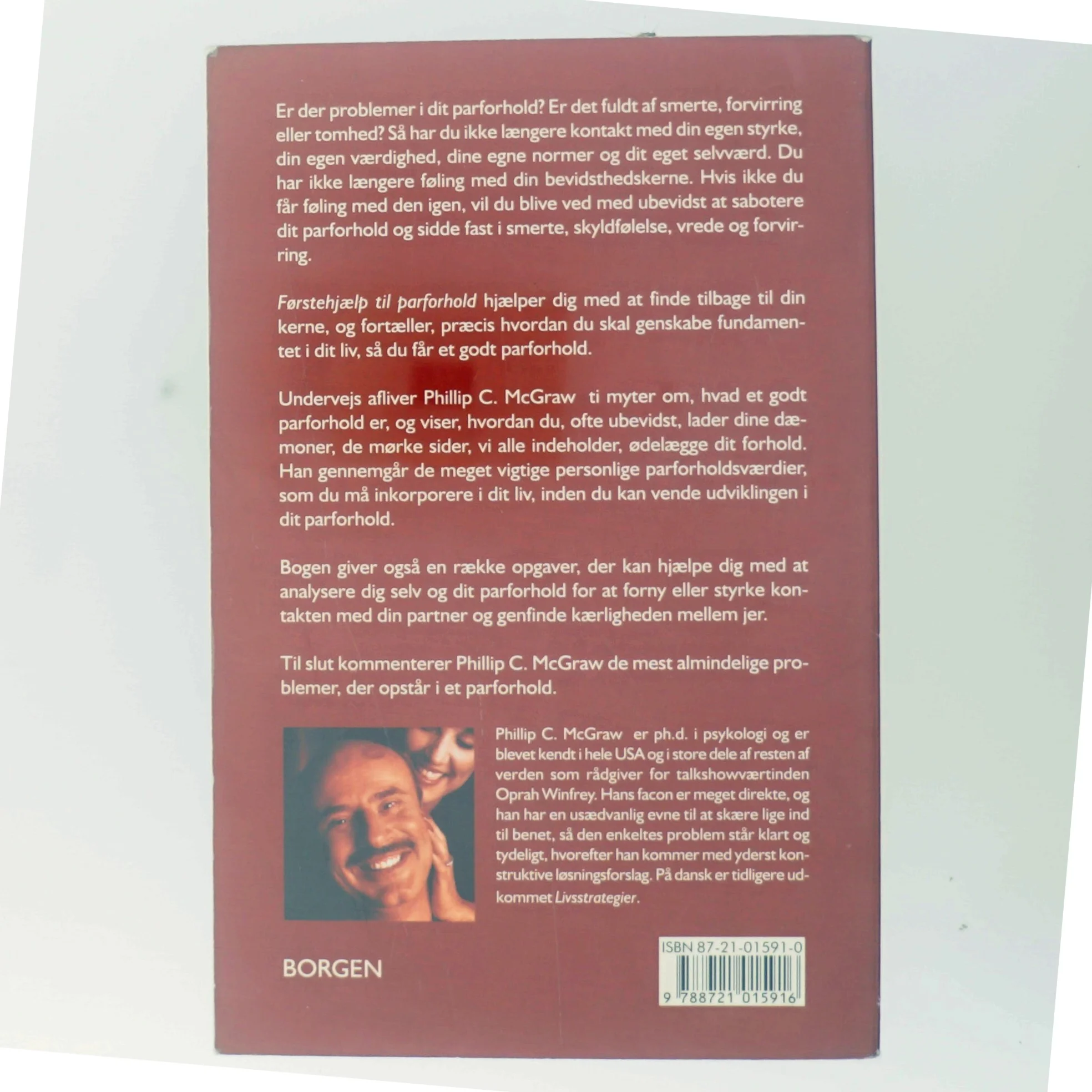 Førstehjælp til parforhold : sådan genfinder I kærligheden af Phillip C. McGraw (Bog)