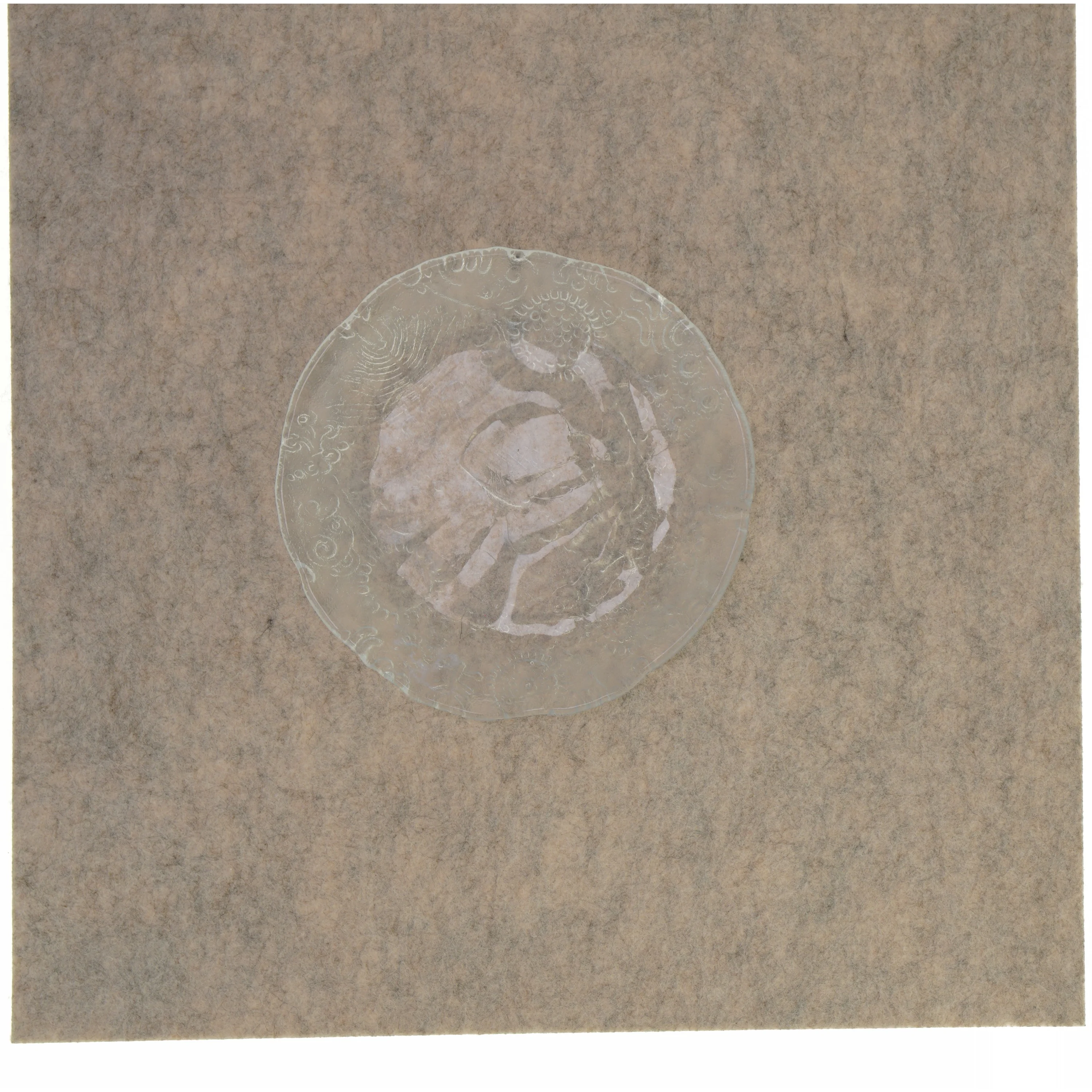 Tallerken i glas (str. 18 cm)