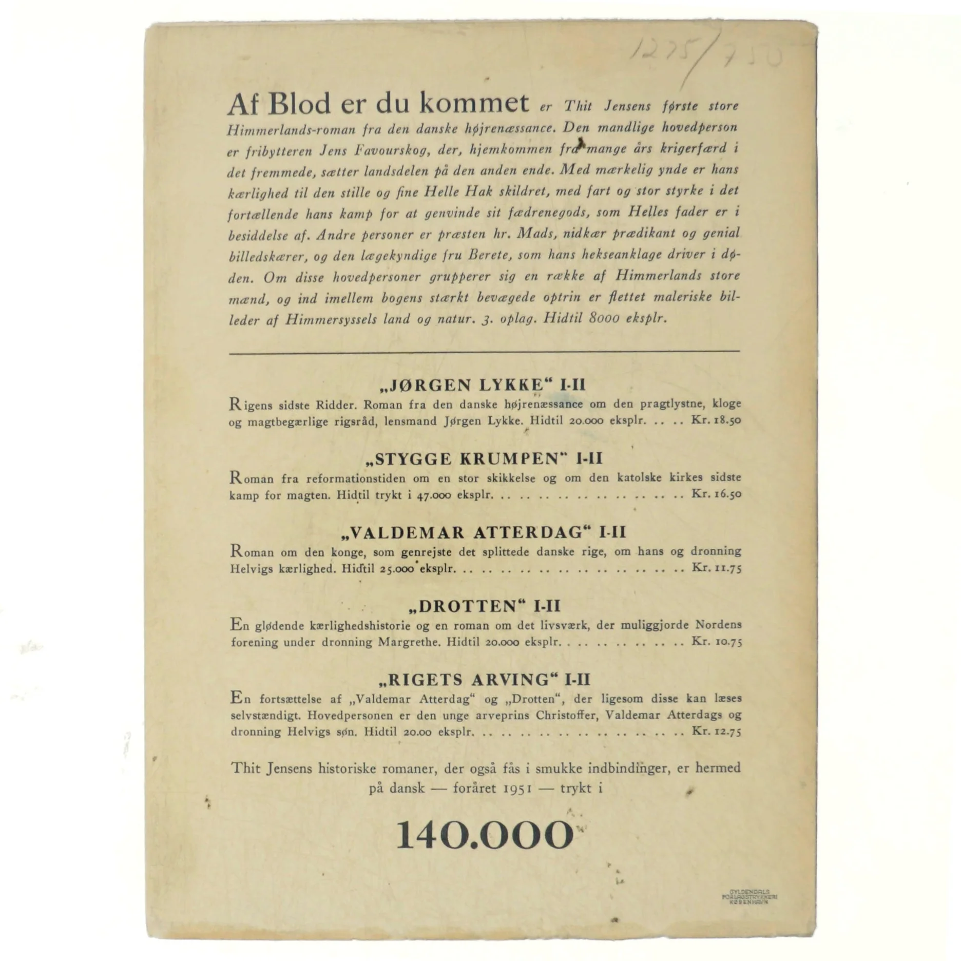 Af blod er du kommet af Thit jensen