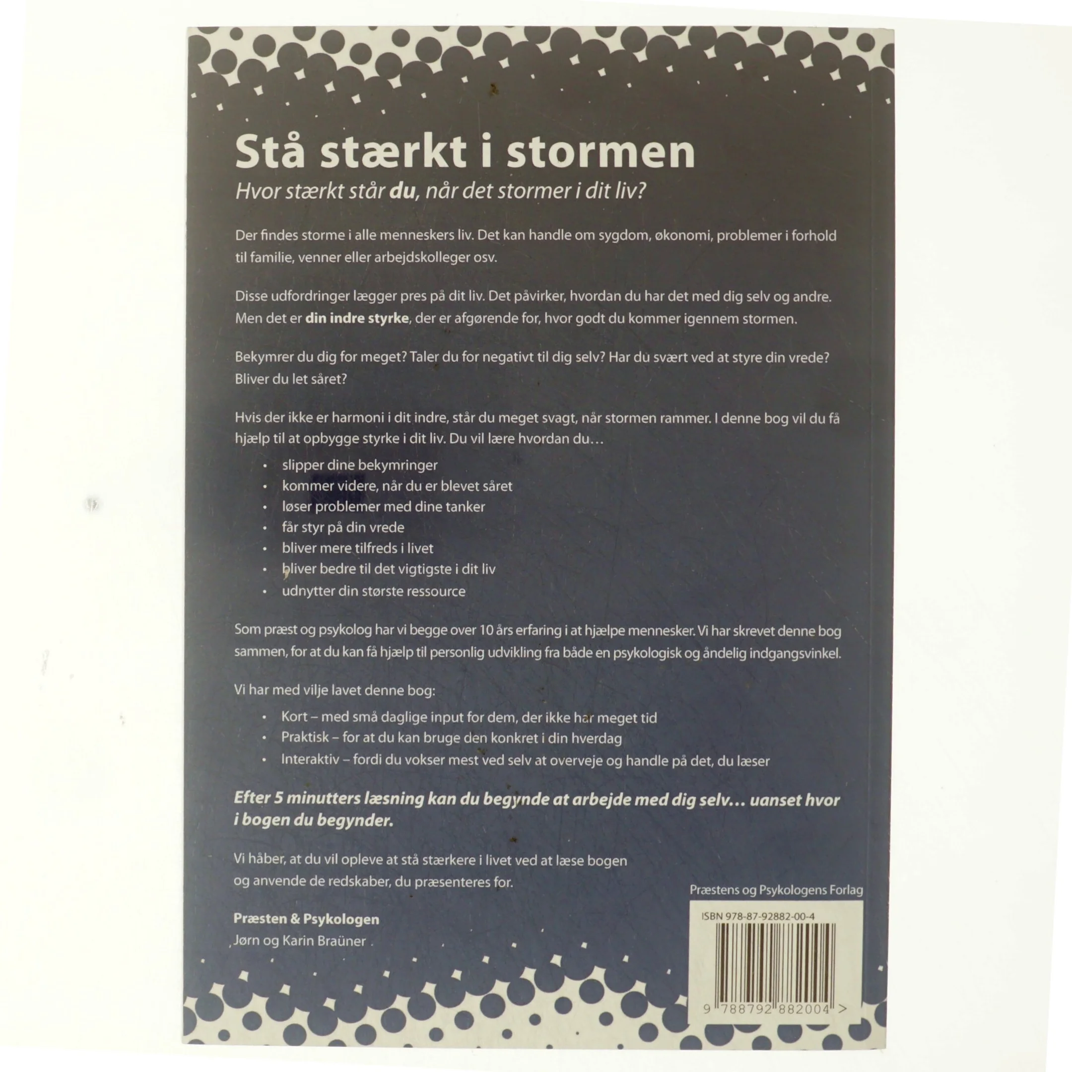 Stå stærkt i stormen af Jørn Braüner (Bog)