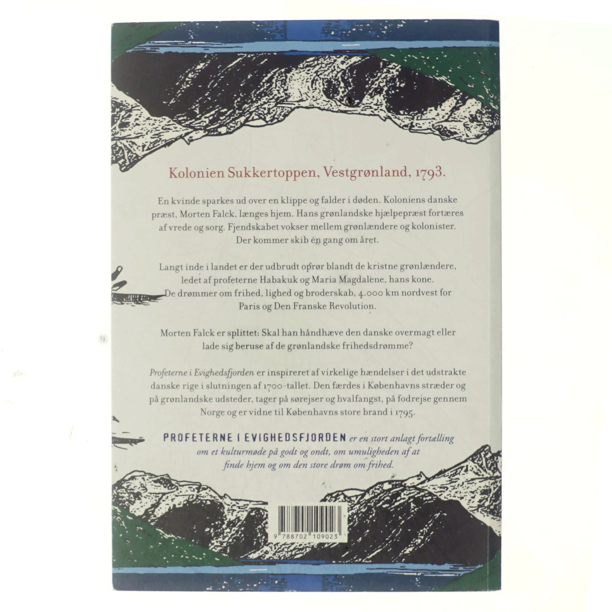 Profeterne i Evighedsfjorden : roman af Kim Leine (Bog)