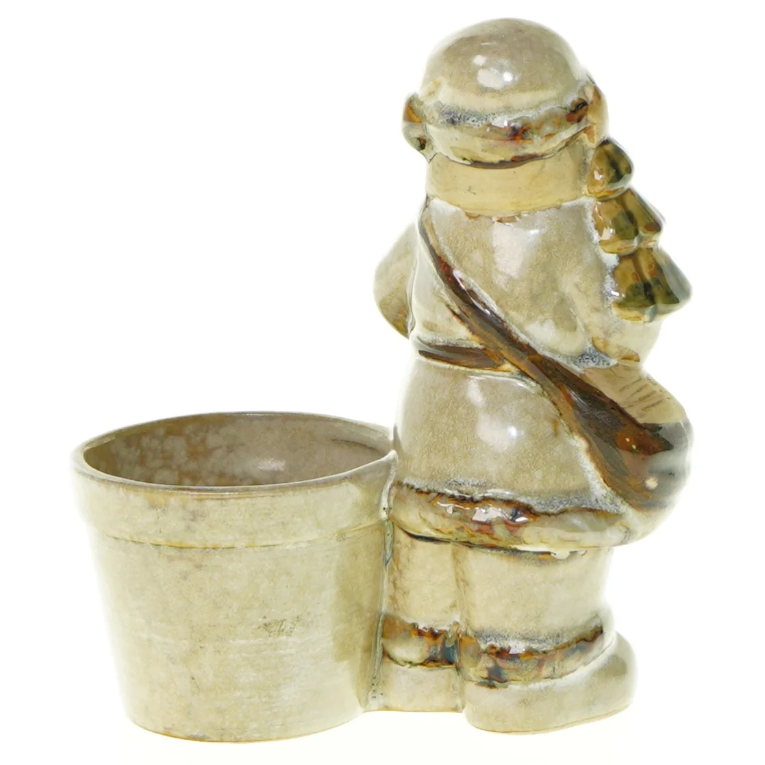 Urtepotte med nisse (str. 11 x 15 cm)