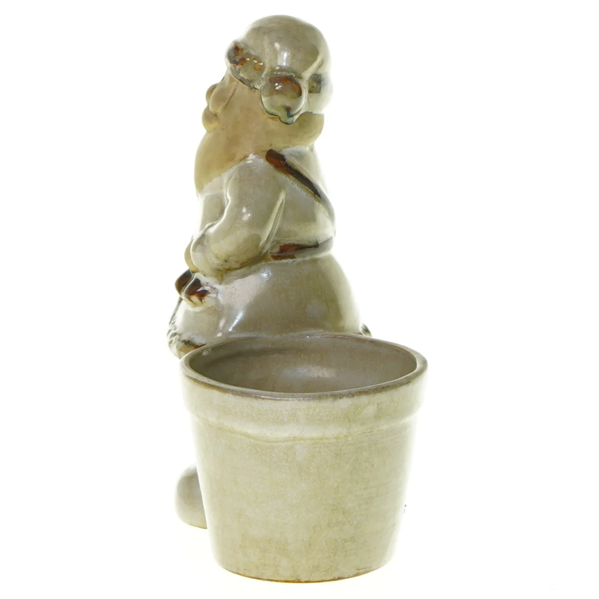 Urtepotte med nisse (str. 11 x 15 cm)