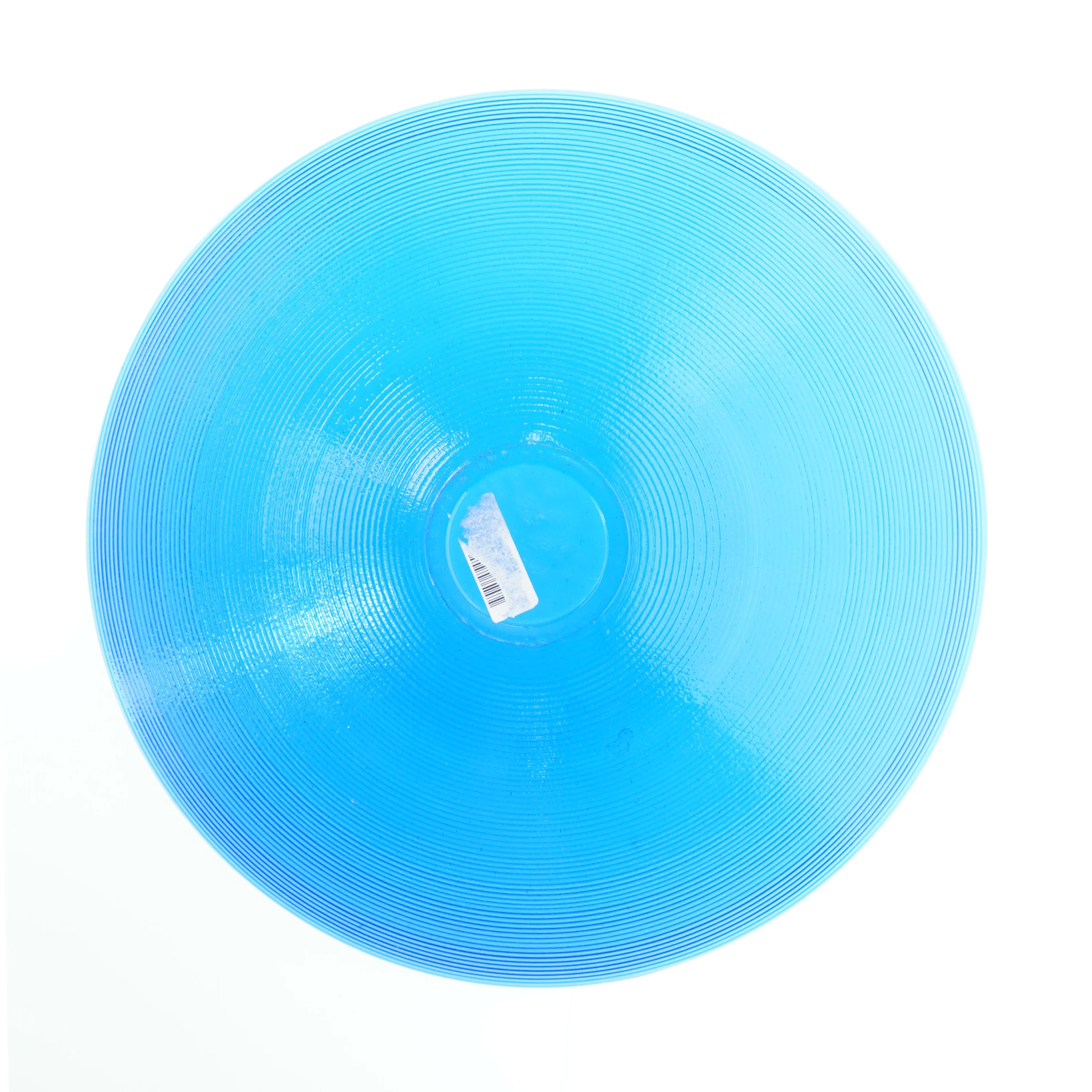 Blå glas skål (str. Ø. 39 cm)