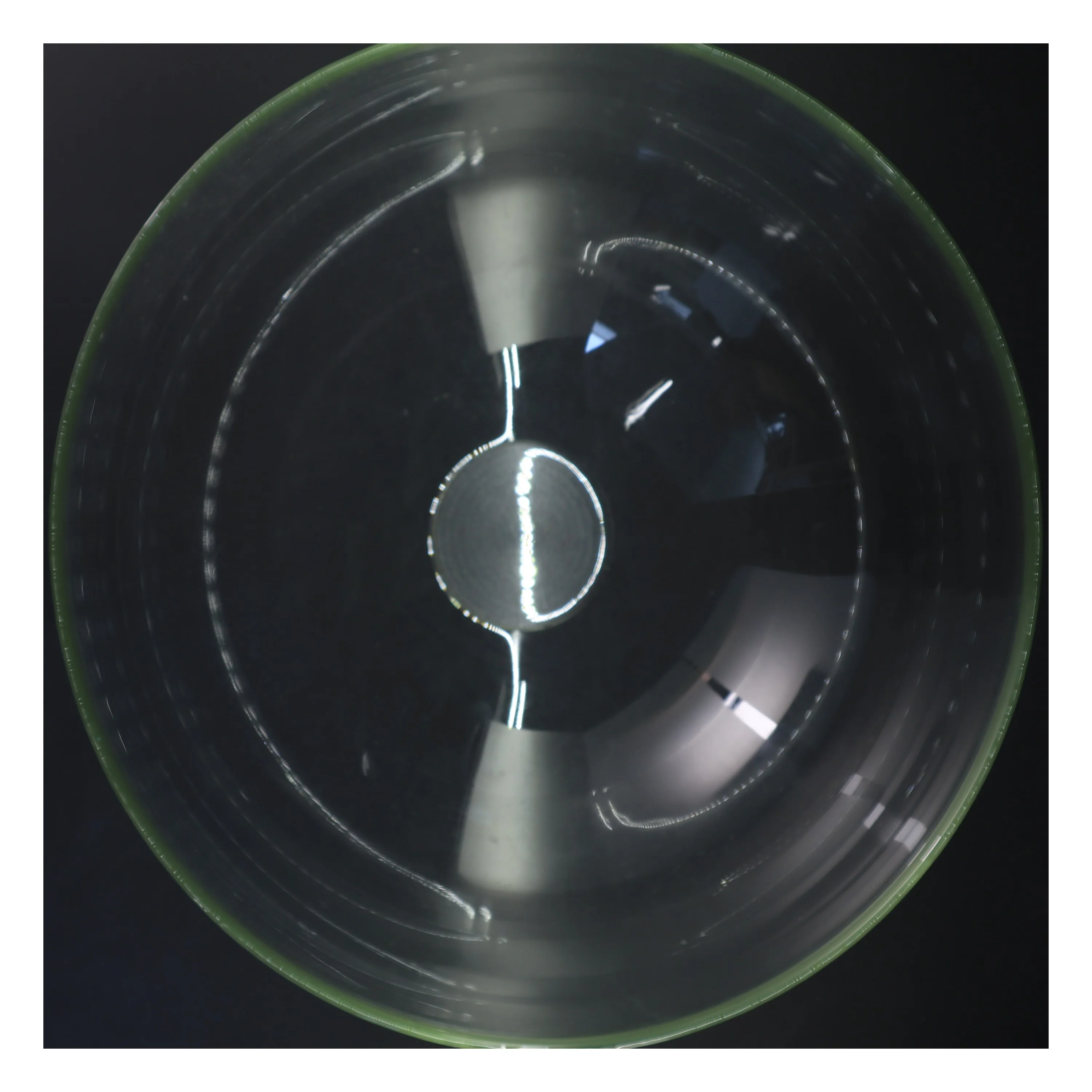 Stor klar glasskål (str. Ø 35,5x18 cm)