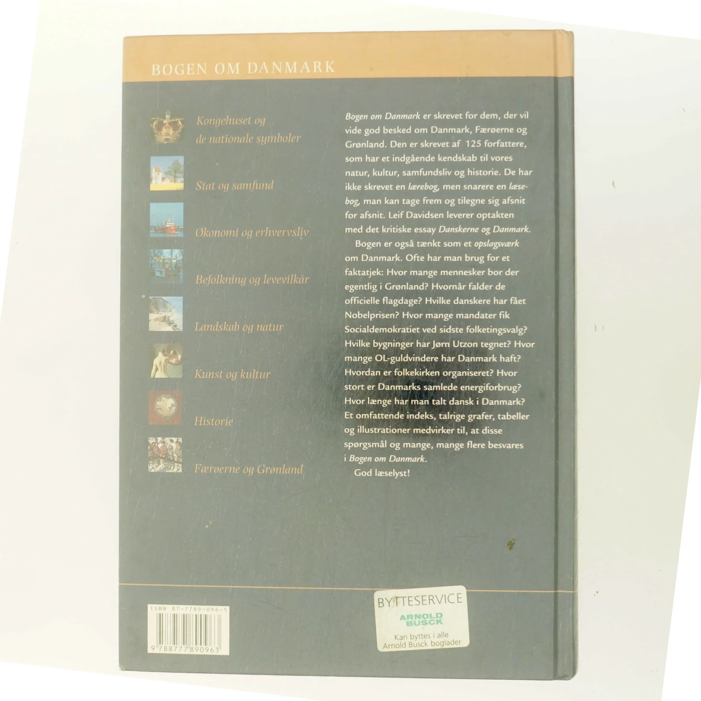 Bogen om Danmark af 125 forfattere (Bog)