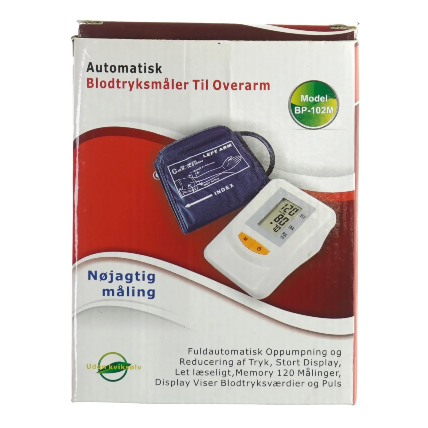 Elektrisk varmetæppe + automatisk blodtryksmåler (str. 40 x 30 Og 40 x 28 Og 17 x 13)