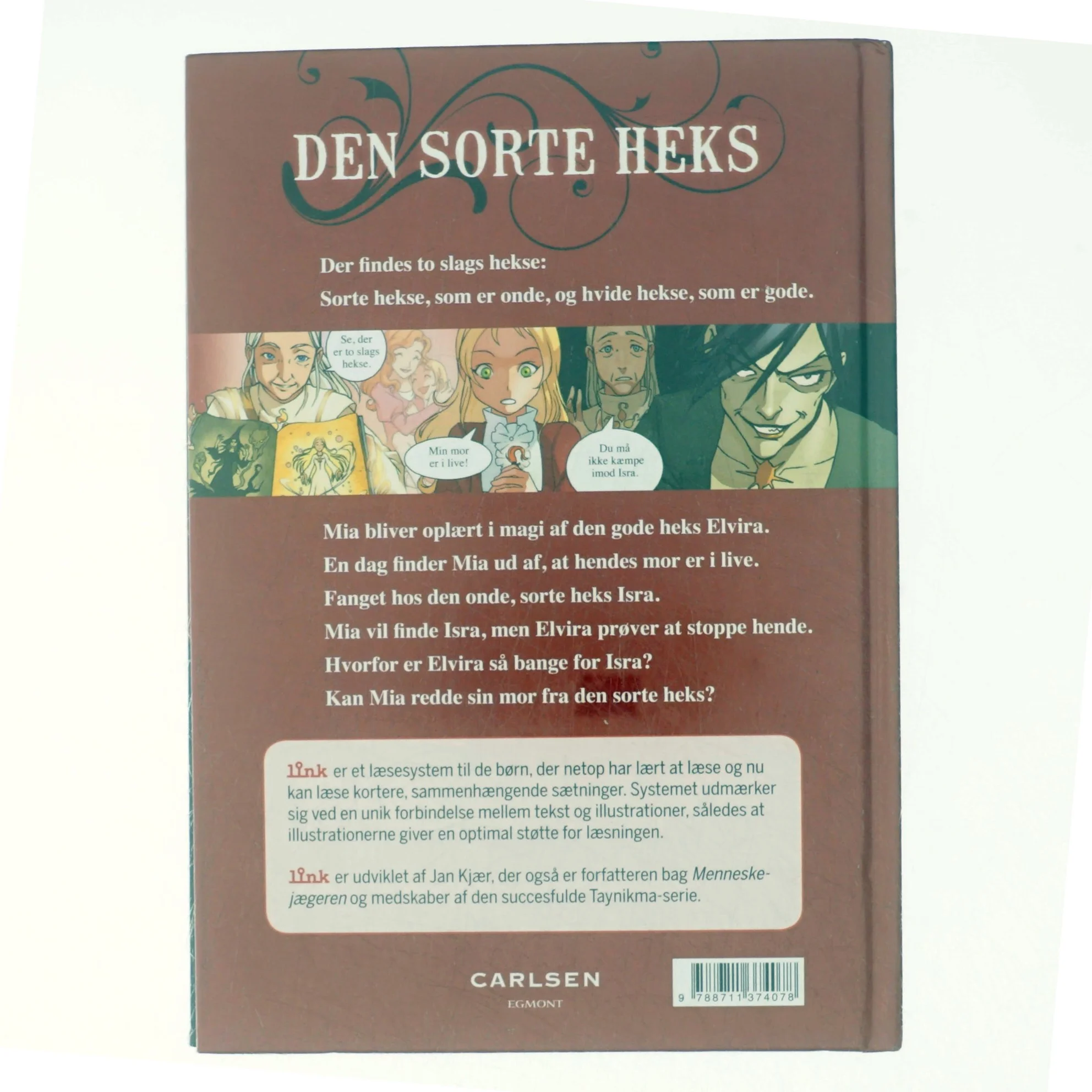 Den sorte heks af Jan Kjær (Bog)