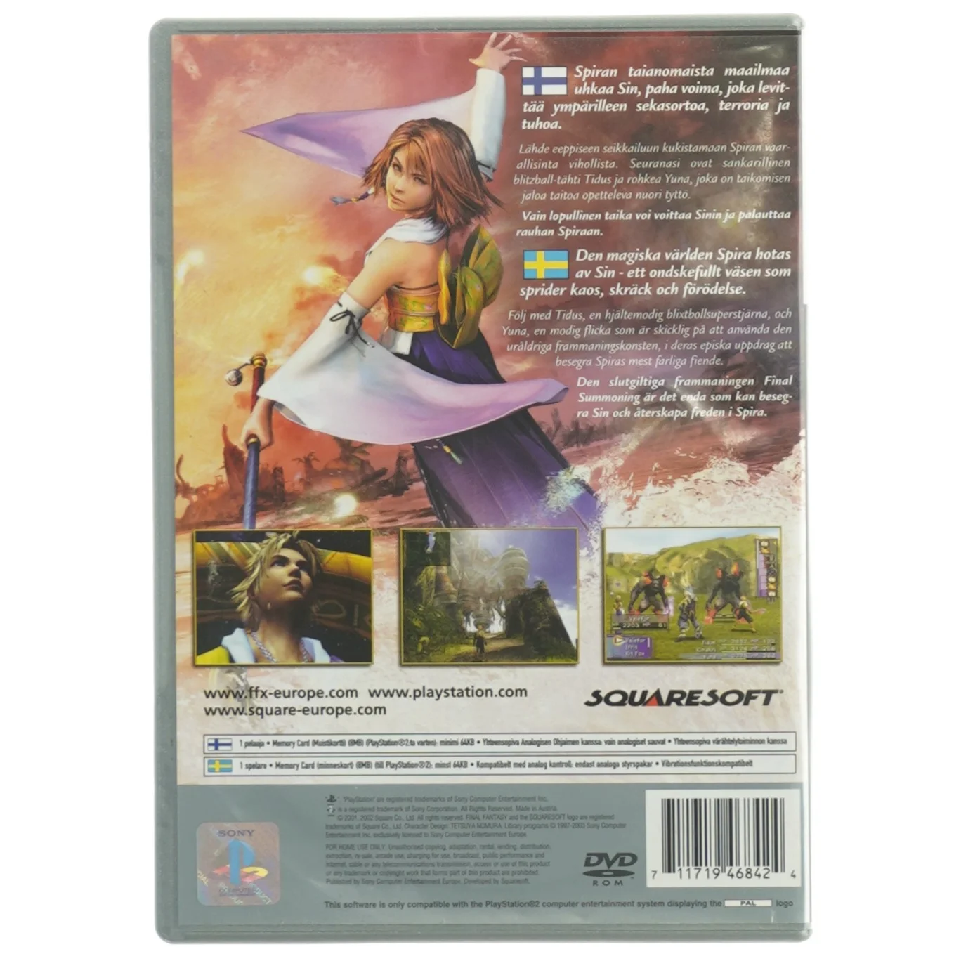 Final Fantasy X, PlayStation 2 spil