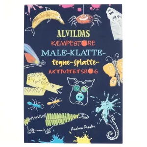 Alvildas kæmpestore male-klatte-tegne-splatte-aktivitetsbog (Bog)