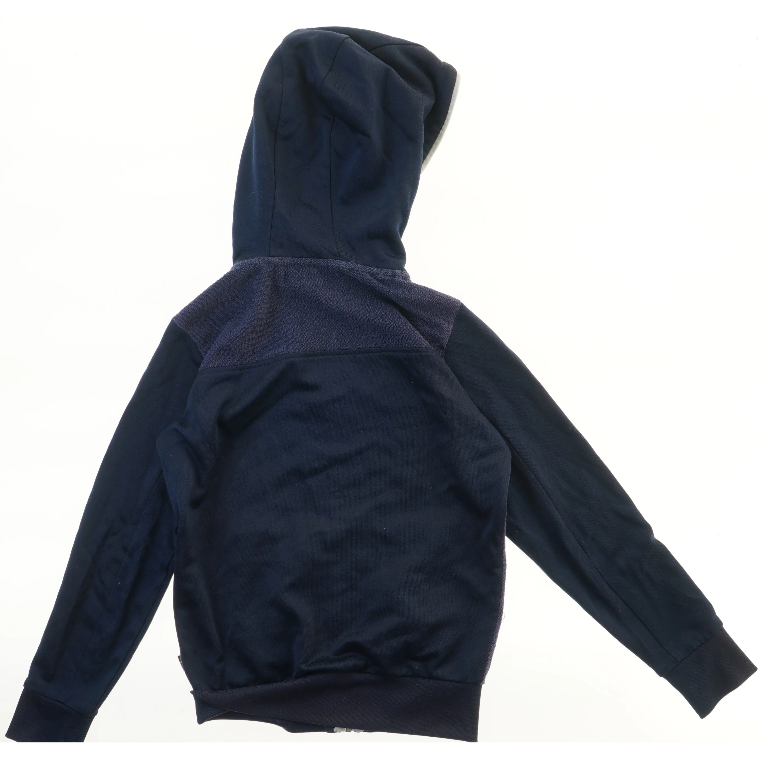 Hættetrøje med lynlås (str. XS)