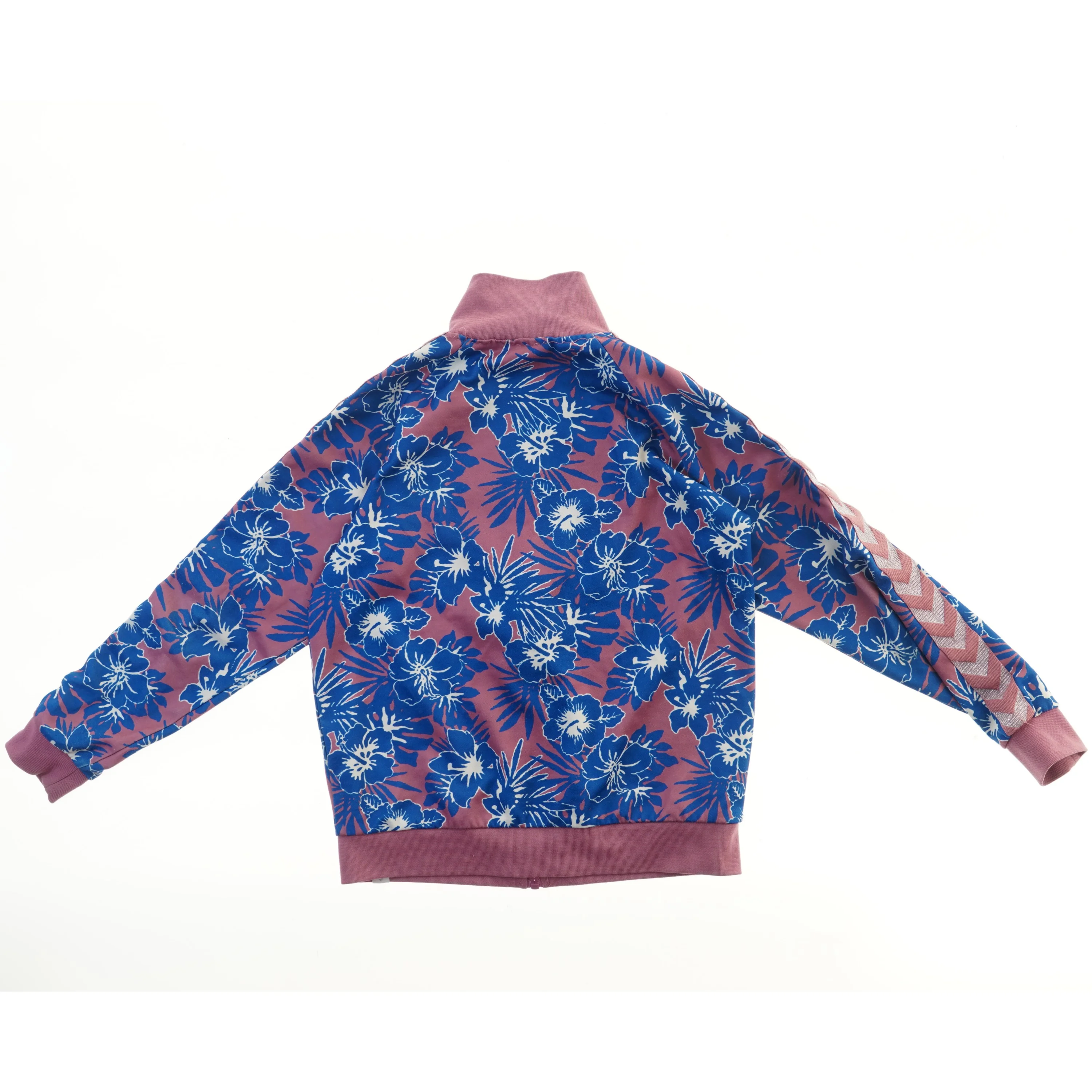 Blomstret sweatshirt med lynlås fra Hummel (str.  45x60 cm)