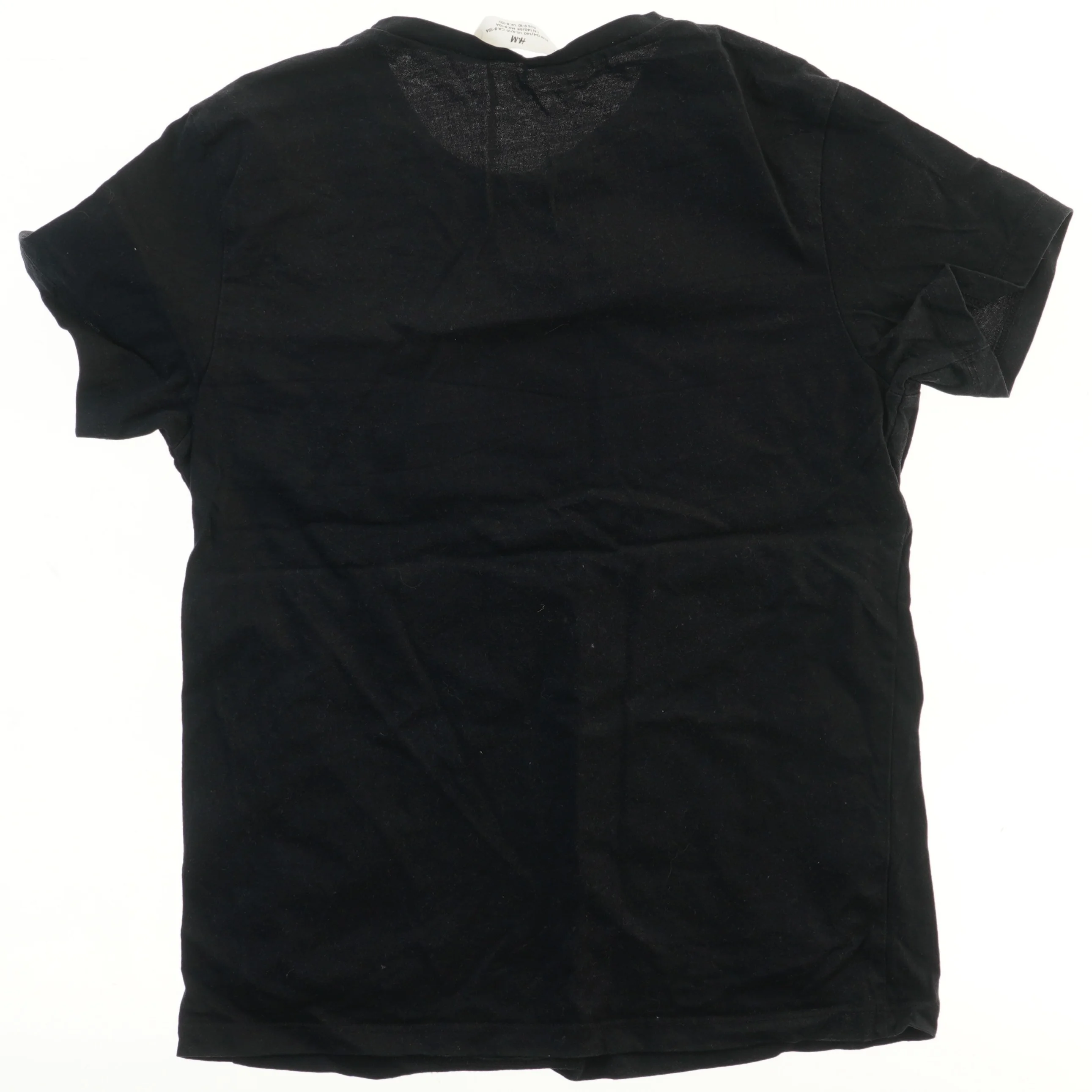 Sort T-shirt med kanin print fra H&M (str. 140)