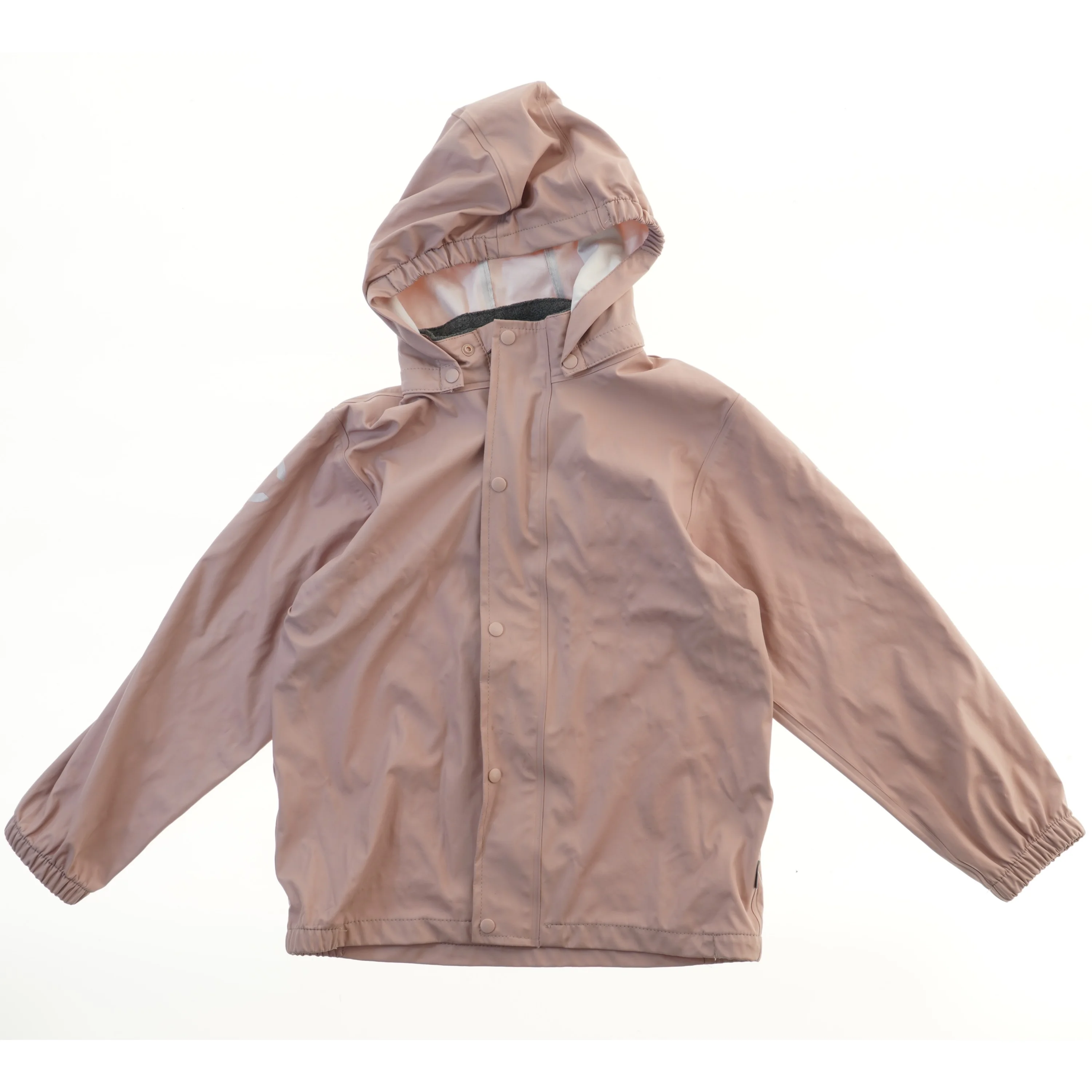 Regnjakke med hætte fra Mikk-line (str. 134)