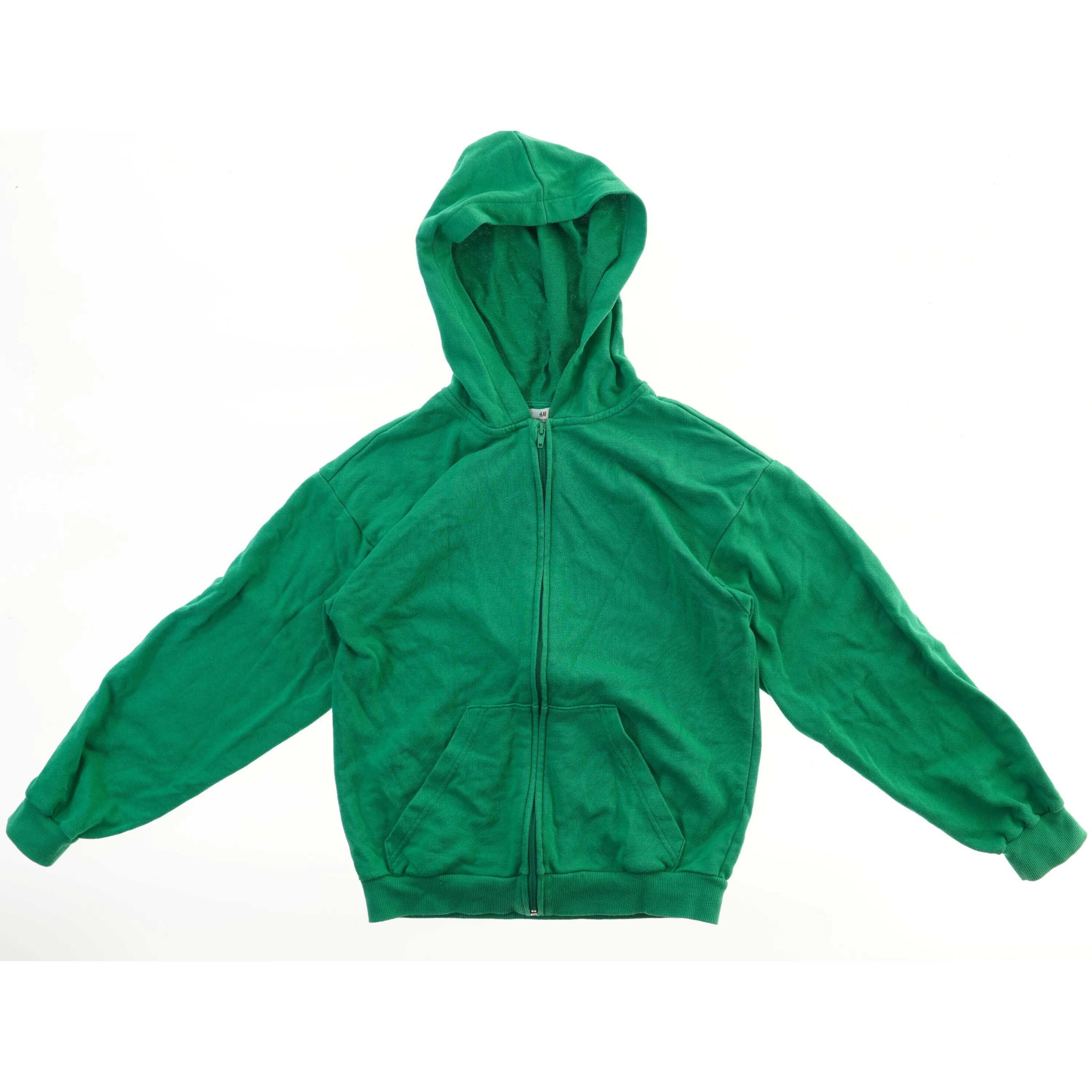 Grøn hættetrøje fra H&M (str. 152)