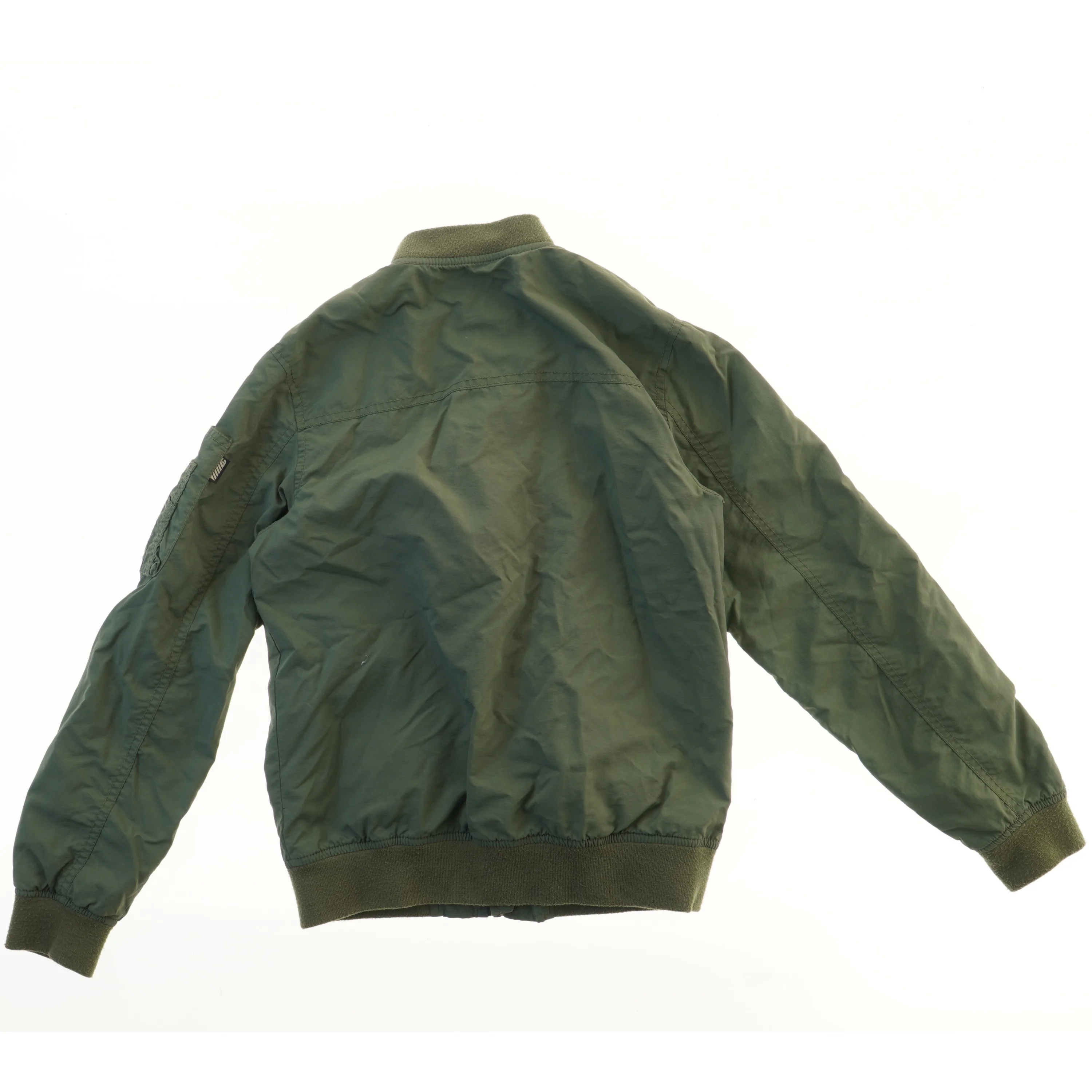 Grøn bomberjakke fra H&M (str. 152)