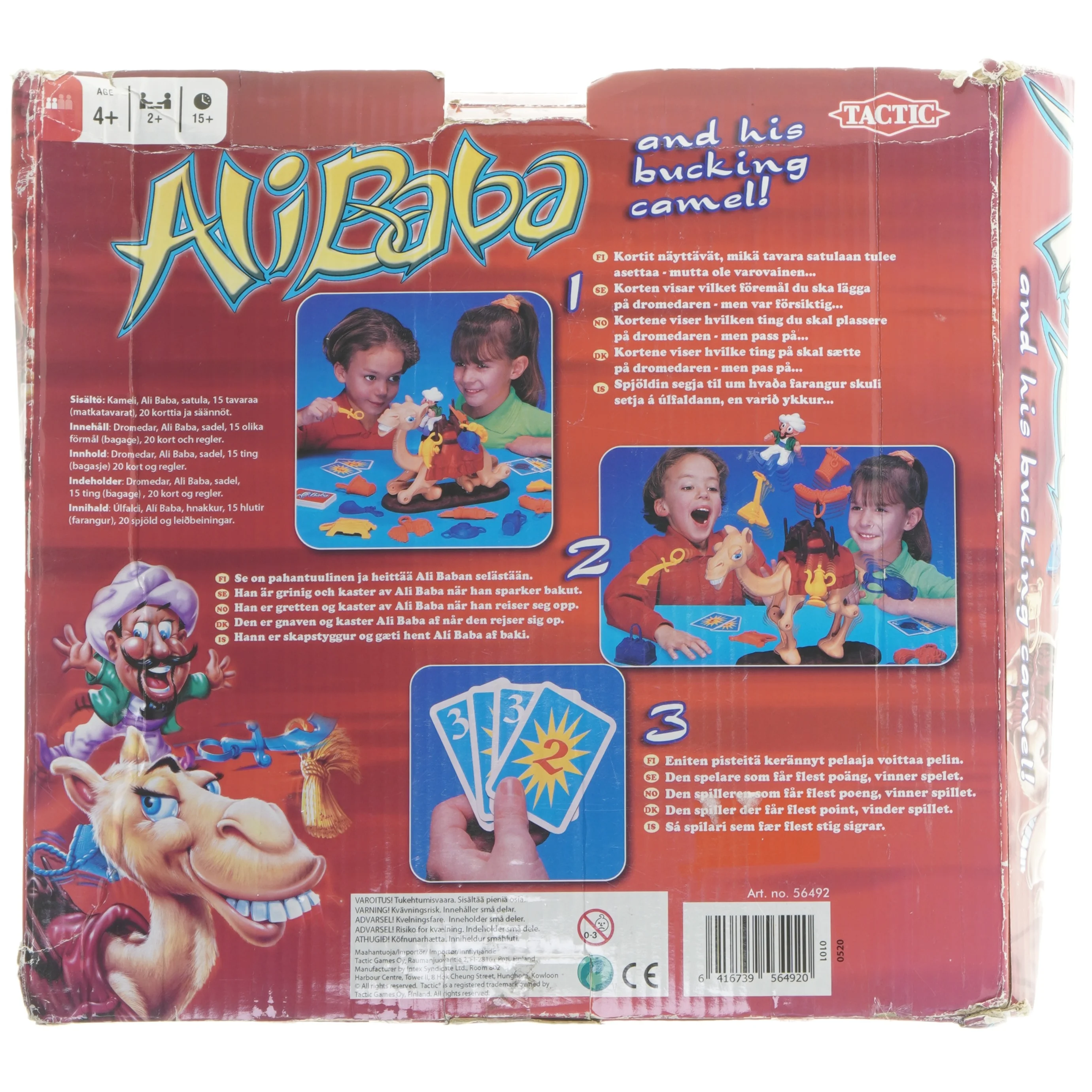 Ali Baba og hans skøre kamel spil fra Tactic (str. 21x20x8 cm)