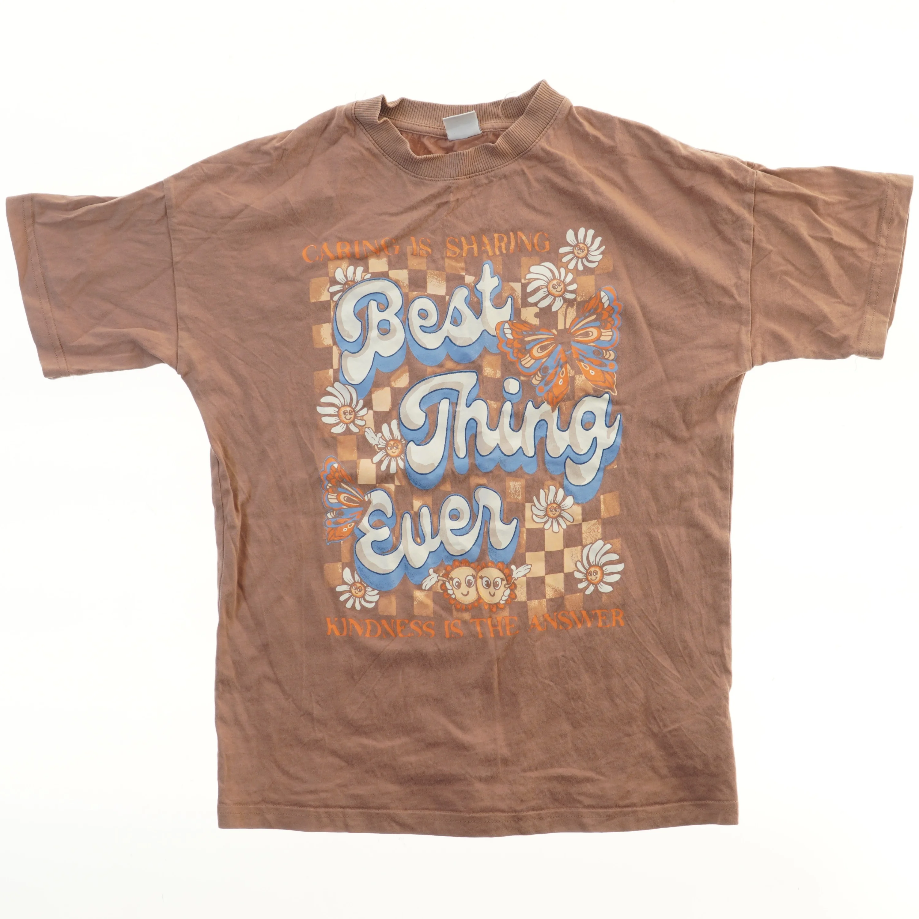 T-shirt med tryk fra Lindex (str. 128)