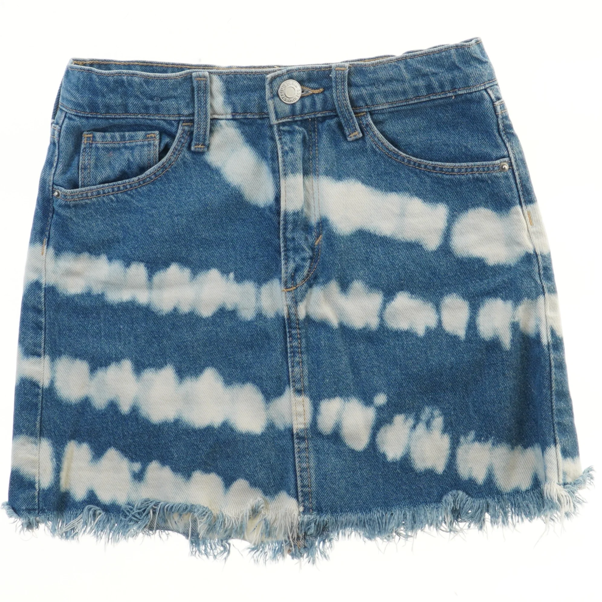 Denim nederdel med mønster fra H&M (str. 134)