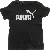 Sort T-shirt med logo fra Puma (str. 152)